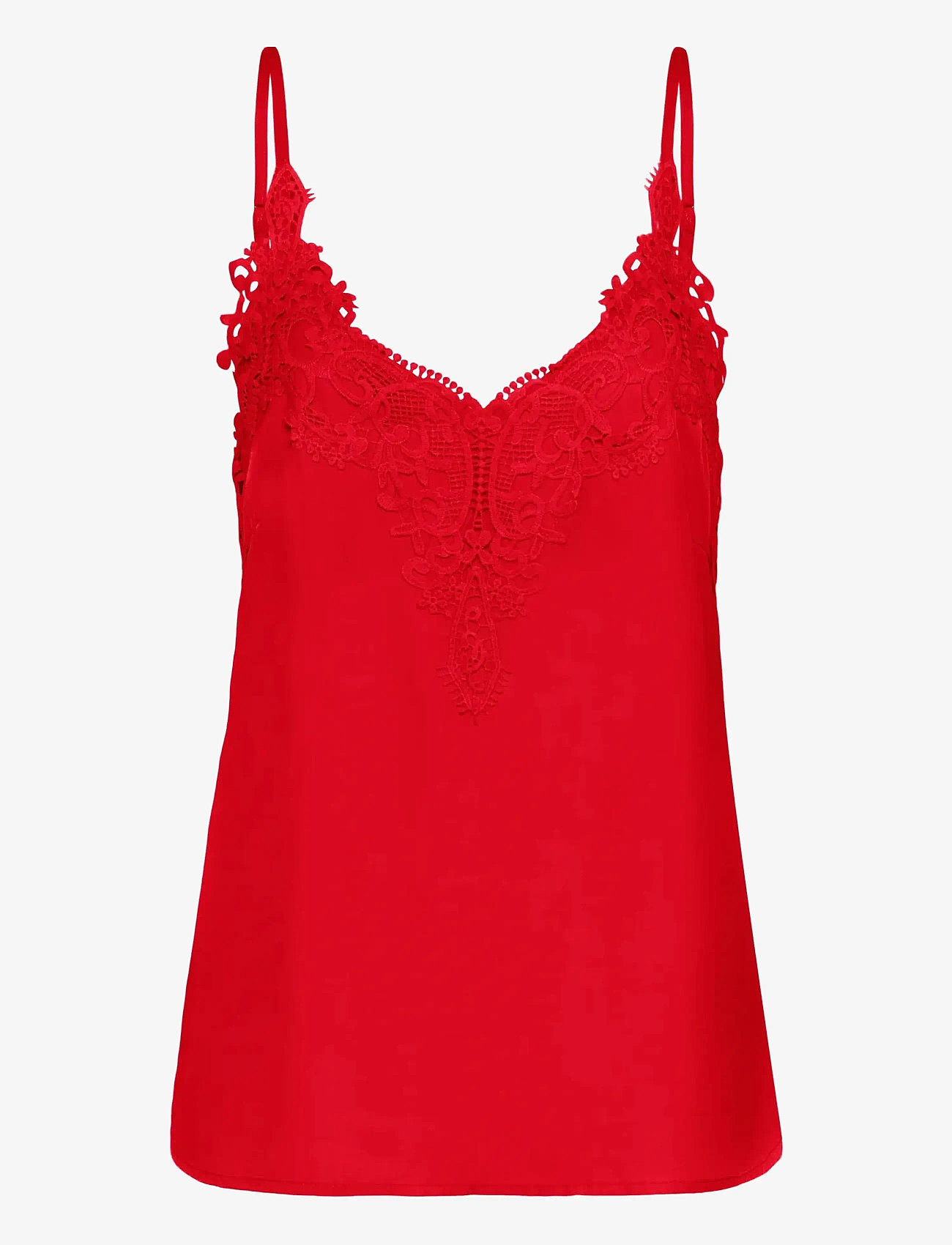 Cream - CRAnna Top - sleeveless blouses - high risk red - 1