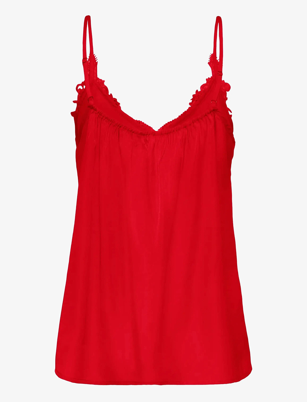 Cream - CRAnna Top - sleeveless blouses - high risk red - 2