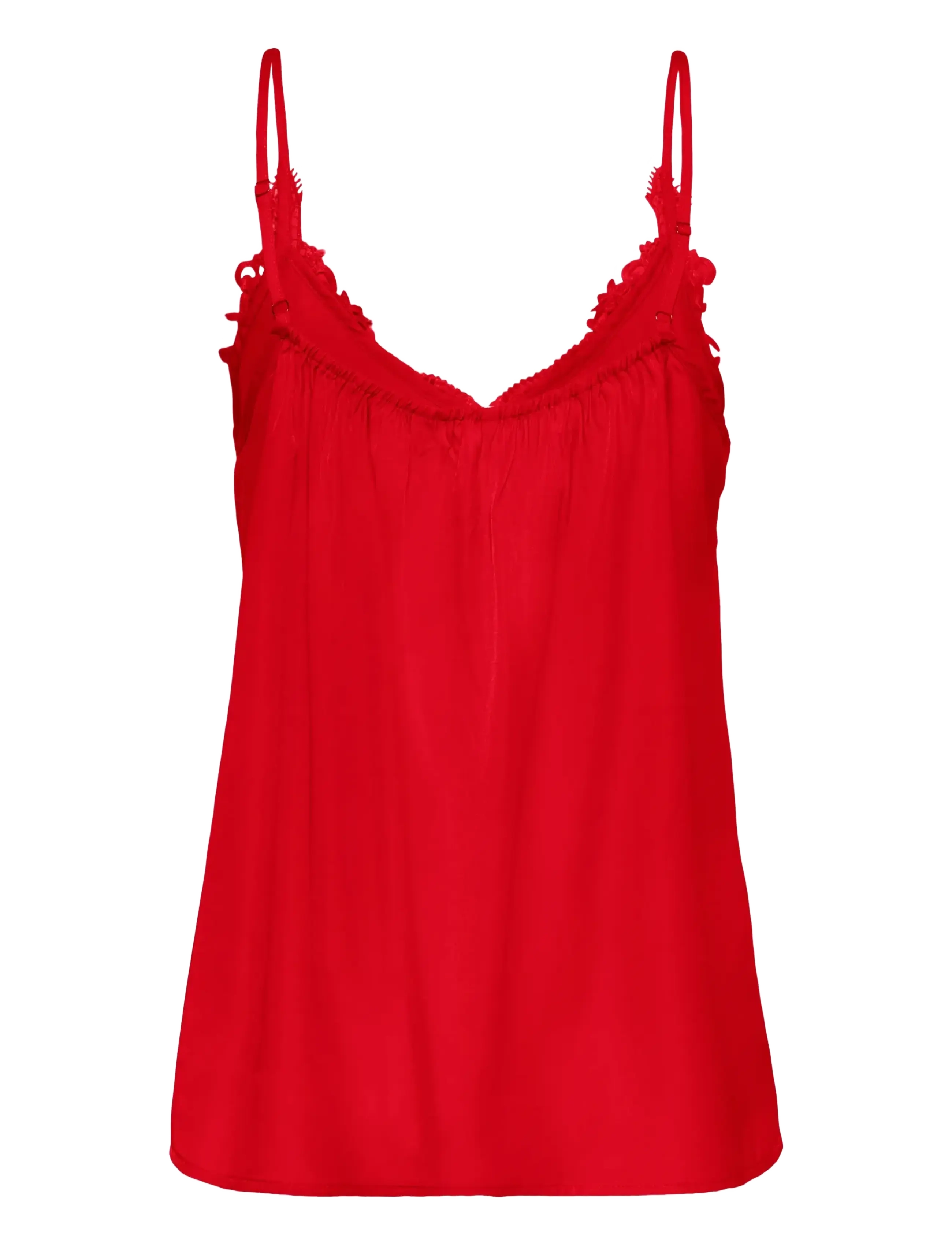 Cream - CRAnna Top - sleeveless blouses - high risk red - 2