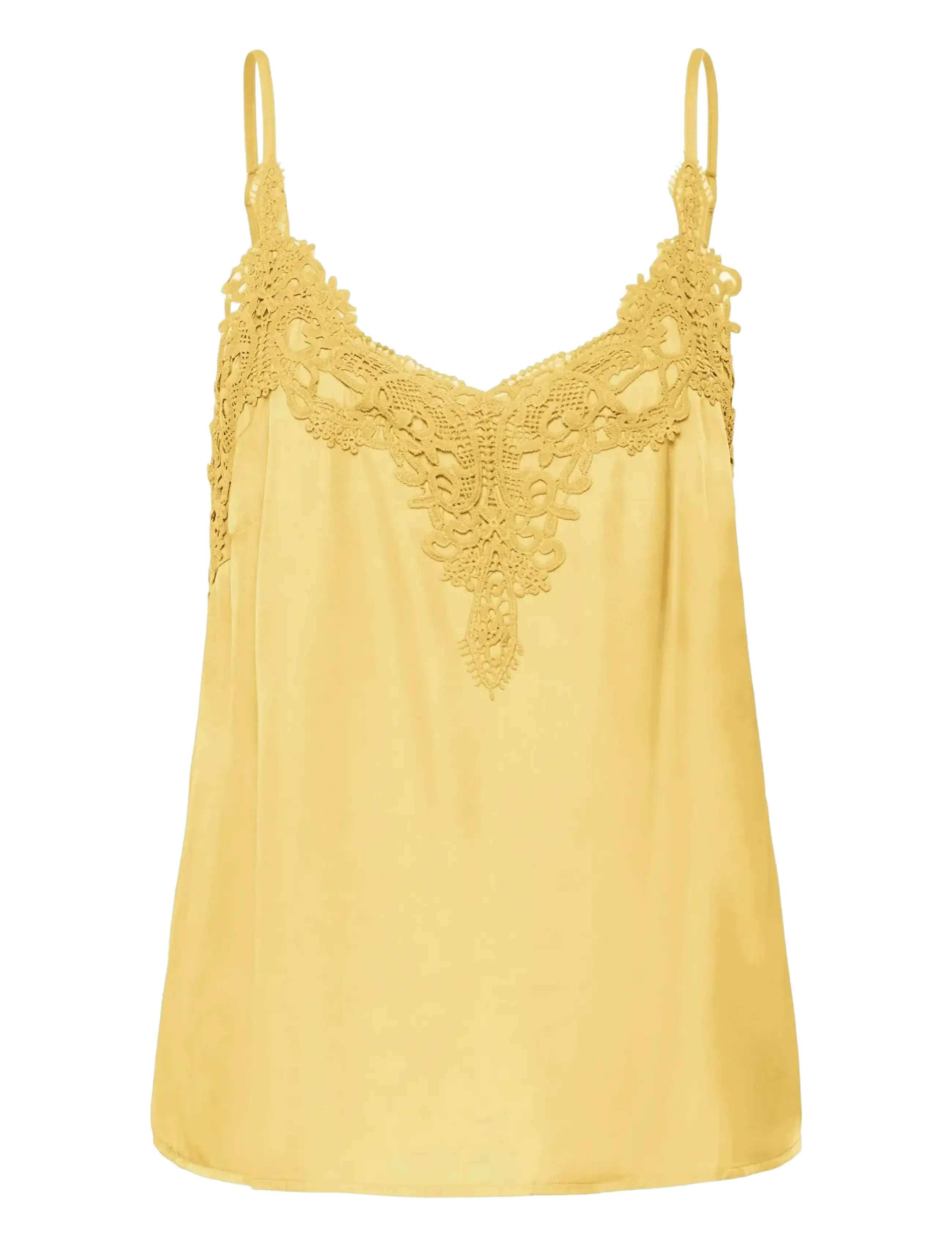 Cream CRAnna Top - Ærmeløse bluser - LEMON MERINGUE / yellow