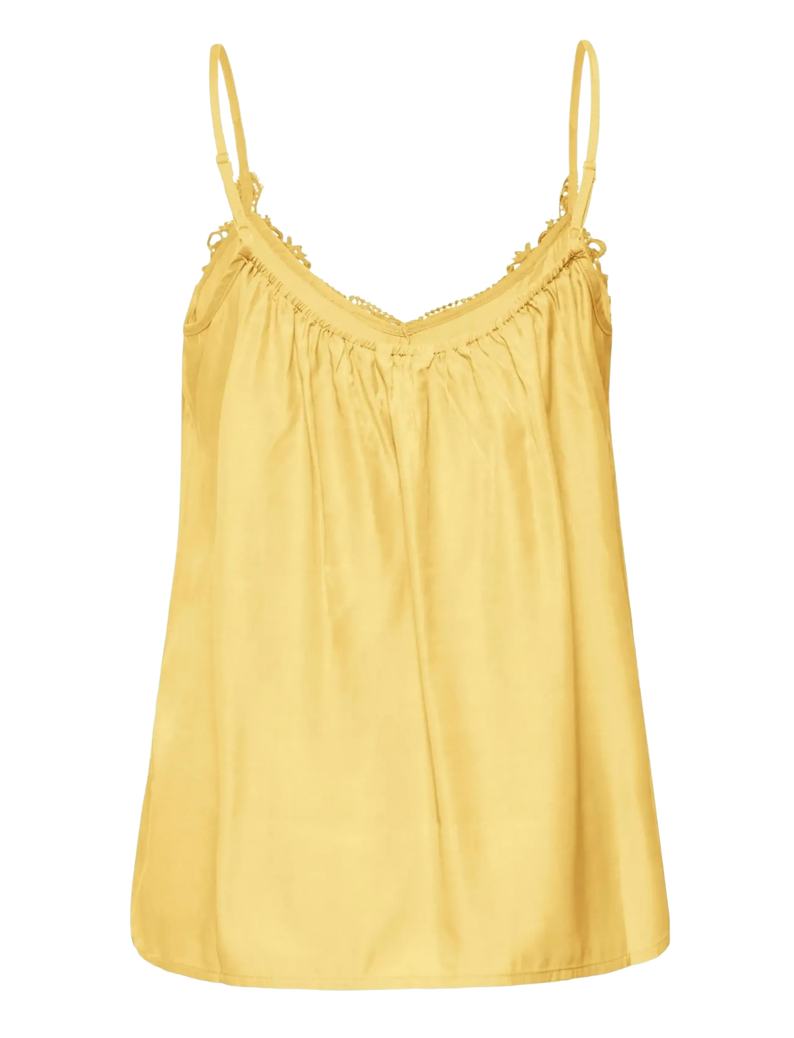 Cream - CRAnna Top - ermeløse bluser - lemon meringue - 2