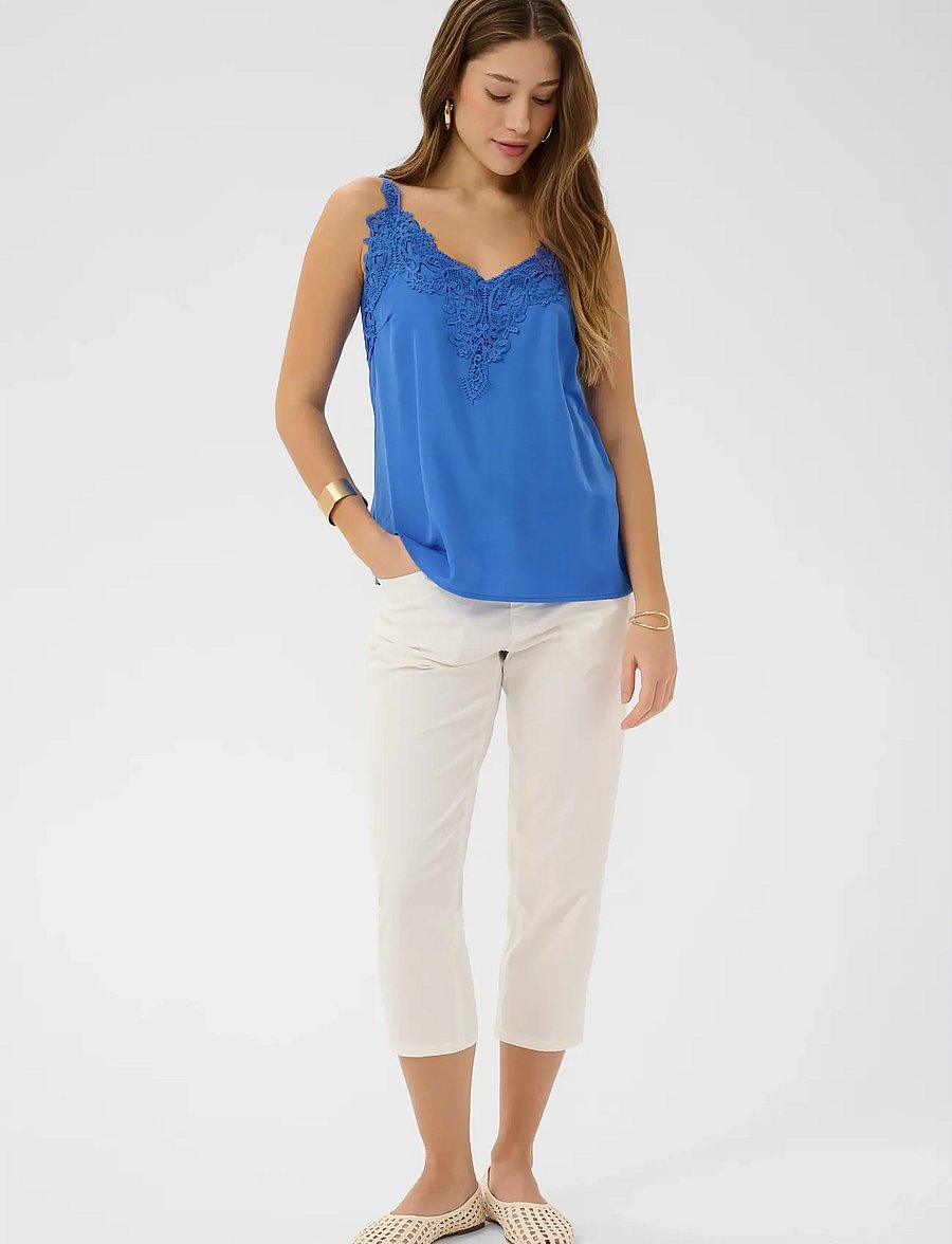 Cream - CRAnna Top - Ærmeløse bluser - palace blue - 3