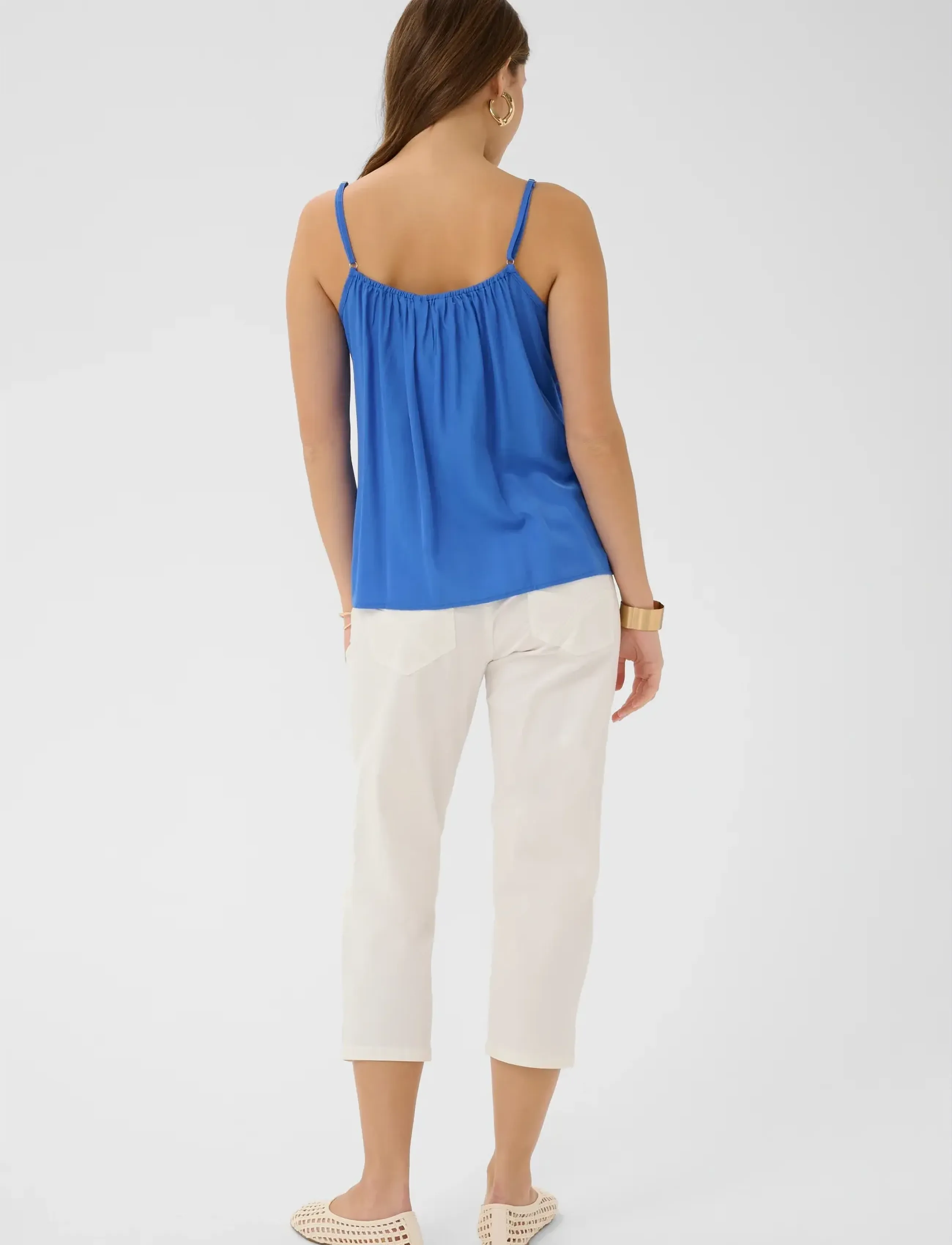 Cream - CRAnna Top - Ærmeløse bluser - palace blue - 4