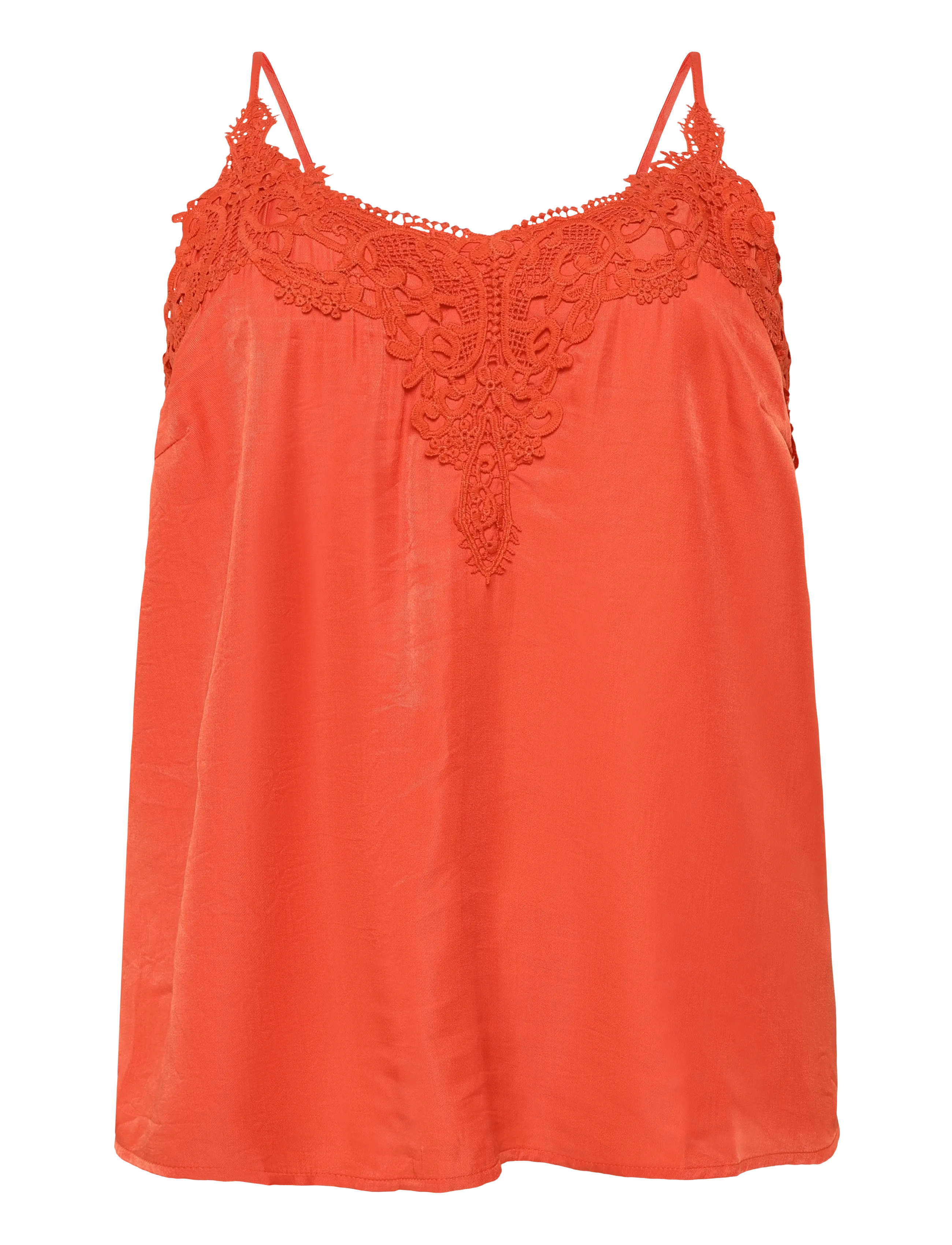 Cream CRAnna Top - Blusar - PAPRIKA / coral