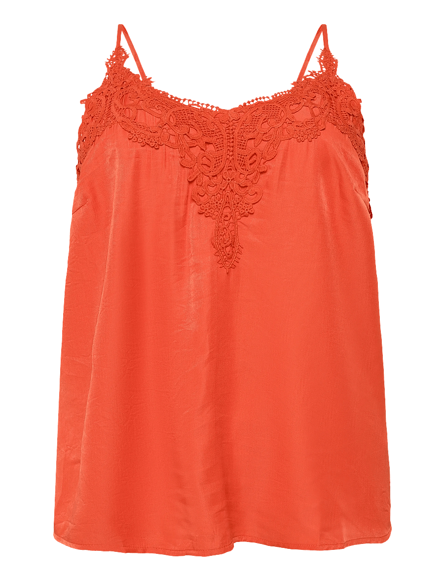 Cream - CRAnna Top - Ärmlösa blusar - paprika - 1