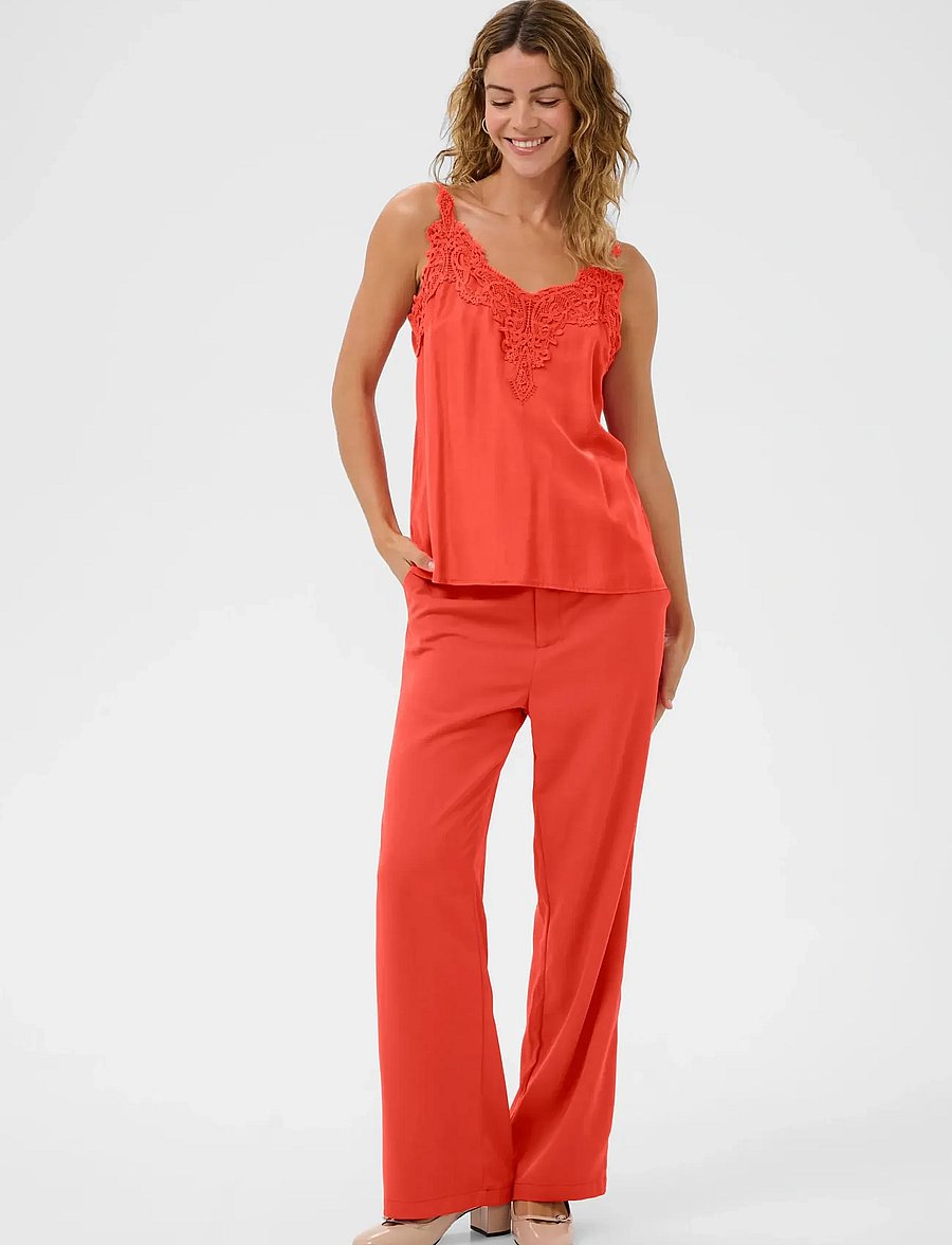 Cream - CRAnna Top - Ärmlösa blusar - paprika - 3