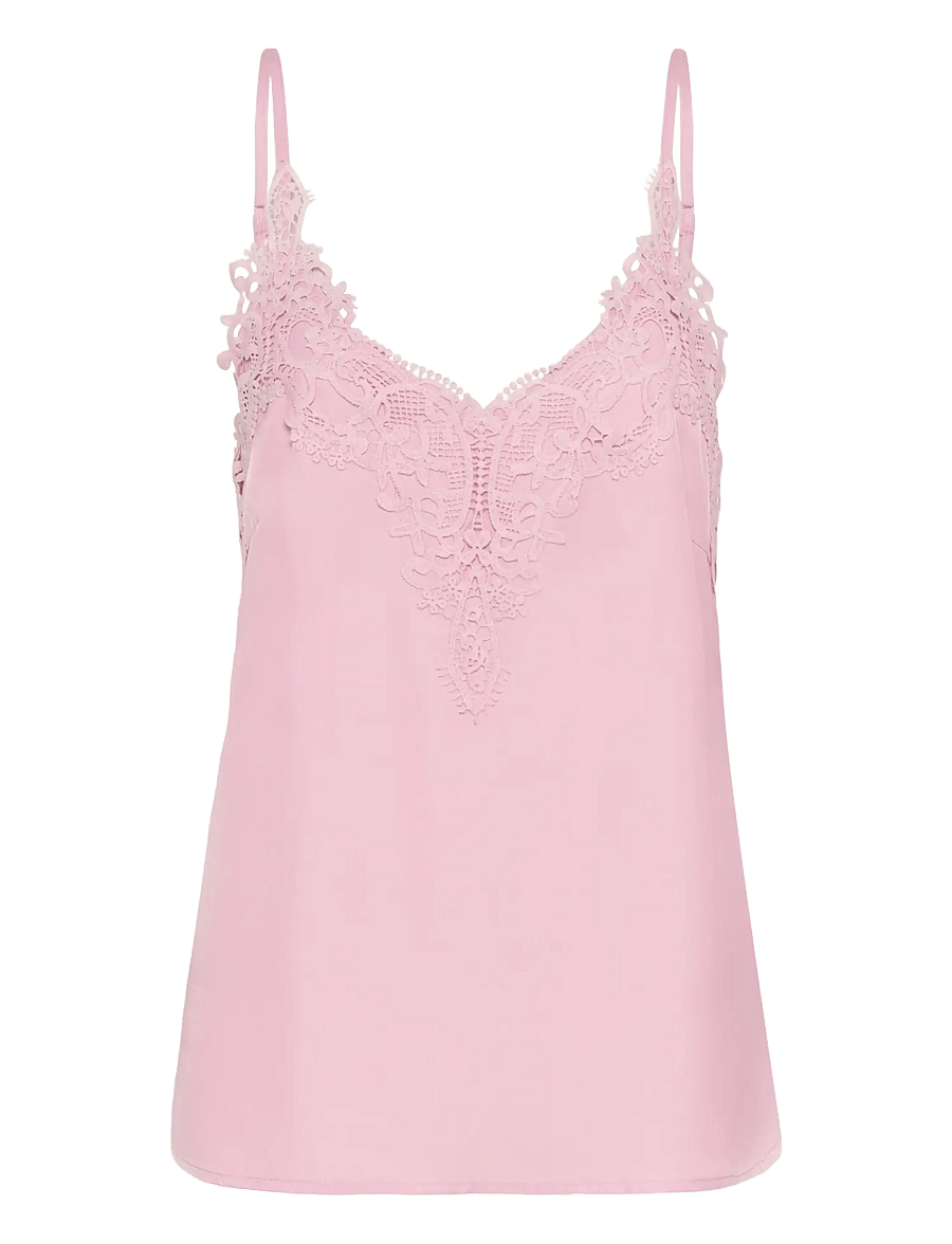 Cream - CRAnna Top - ermalausar blússur - pink nectar - 1