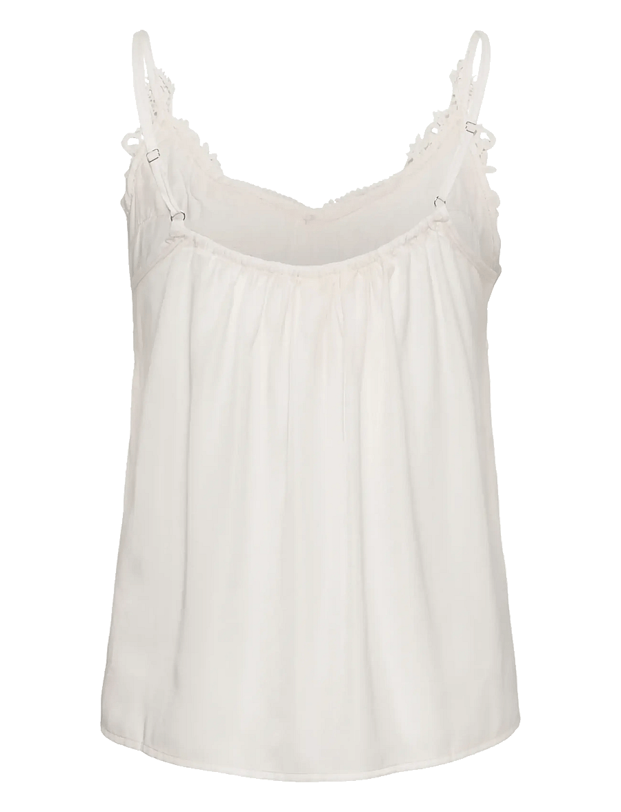 Cream - CRANNA TOP - varrukateta pluusid - whisper white - 1