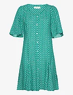 CRTiah Short Dress - Zally Fit - ETHNIC COLUMBIAN TILE
