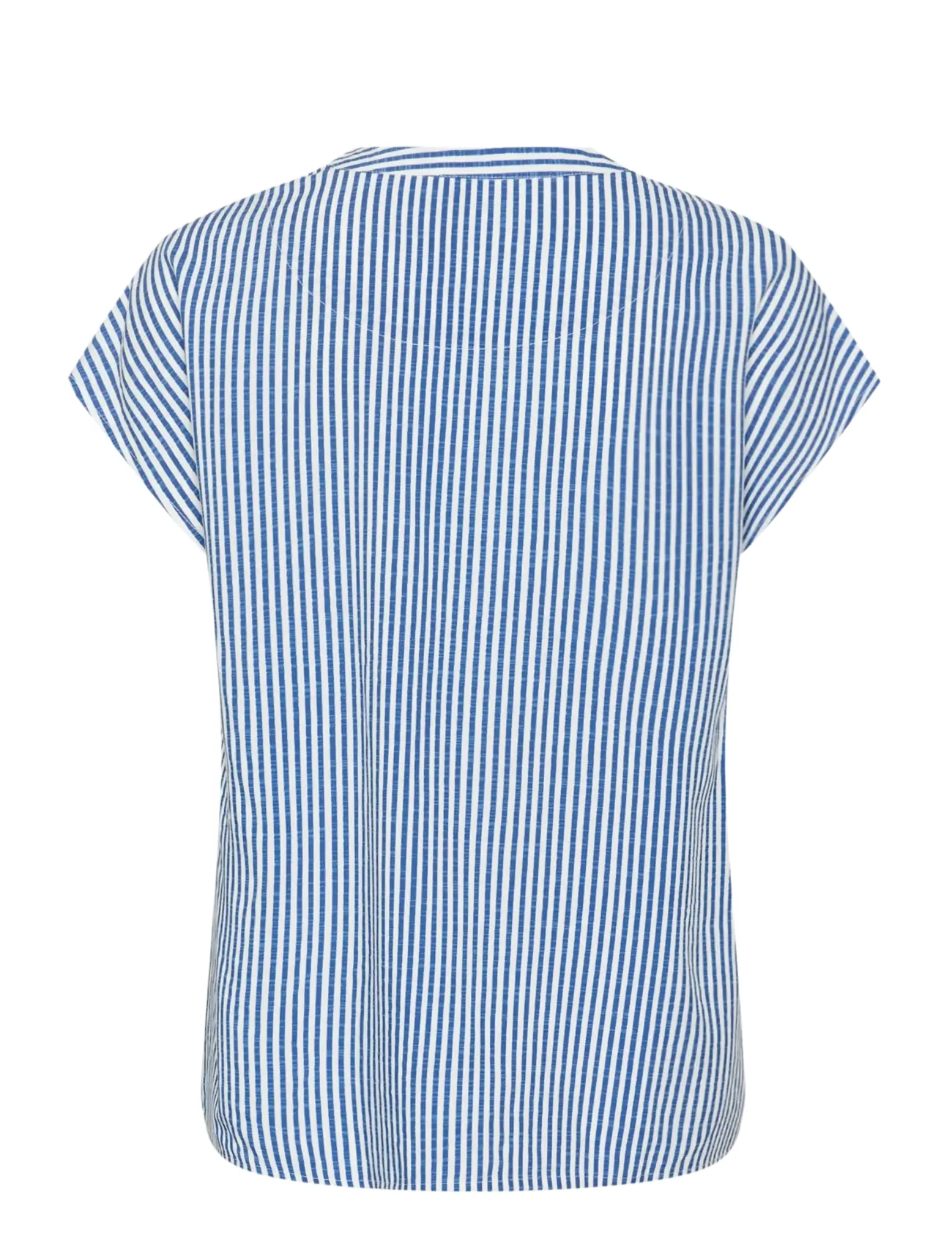 Cream - CRTiah Blouse cap sleeve - kortærmede bluser - blue milkboy - 2