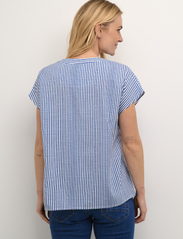 Cream - CRTiah Blouse cap sleeve - short-sleeved blouses - blue milkboy - 3