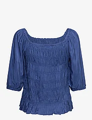 Cream - CRAlmas SS Blouse - short-sleeved blouses - déja vu blue - 1