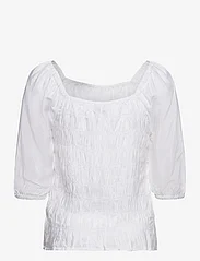 Cream - CRAlmas SS Blouse - short-sleeved blouses - snow white - 1