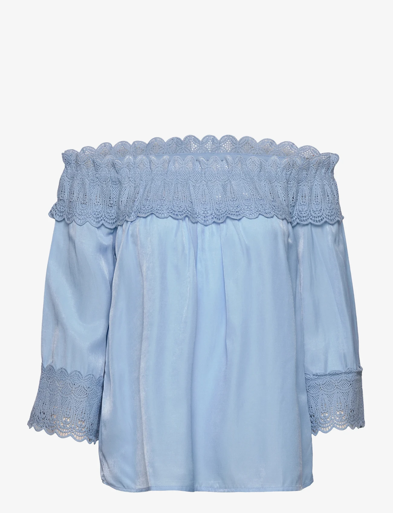 Cream - CRBea Blouse - long-sleeved blouses - airy blue - 0