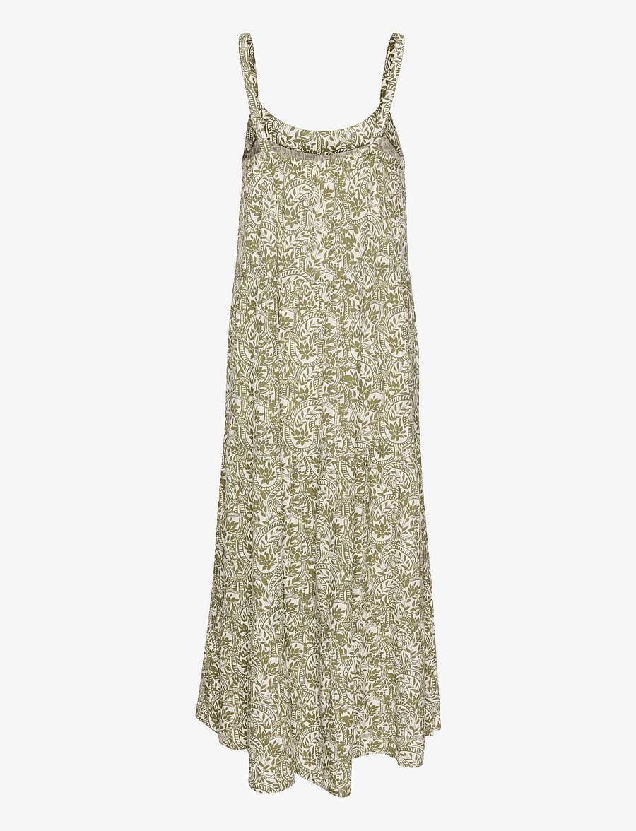 Cream - CRTiah Maxi Strap Dress - graphic flower print - 1