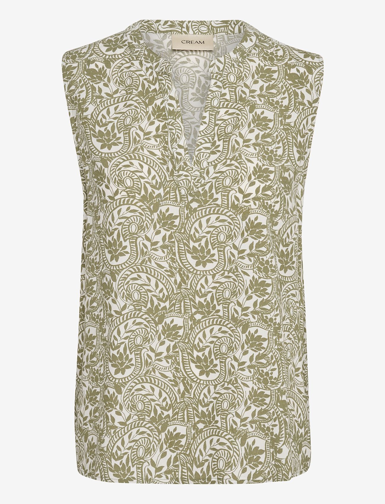 Cream - CRTiah Blouse - Ærmeløse bluser - graphic flower print - 0