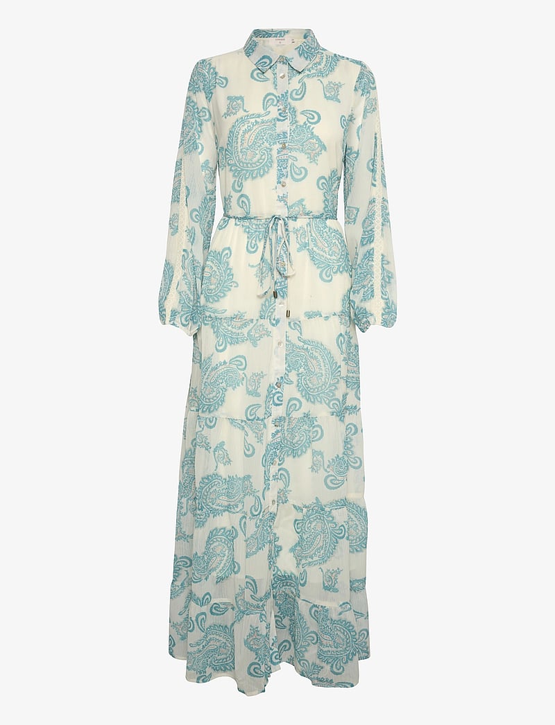 Cream - CRSamira Dress - Kim Fit - särkkleidid - columbia paisley - 1