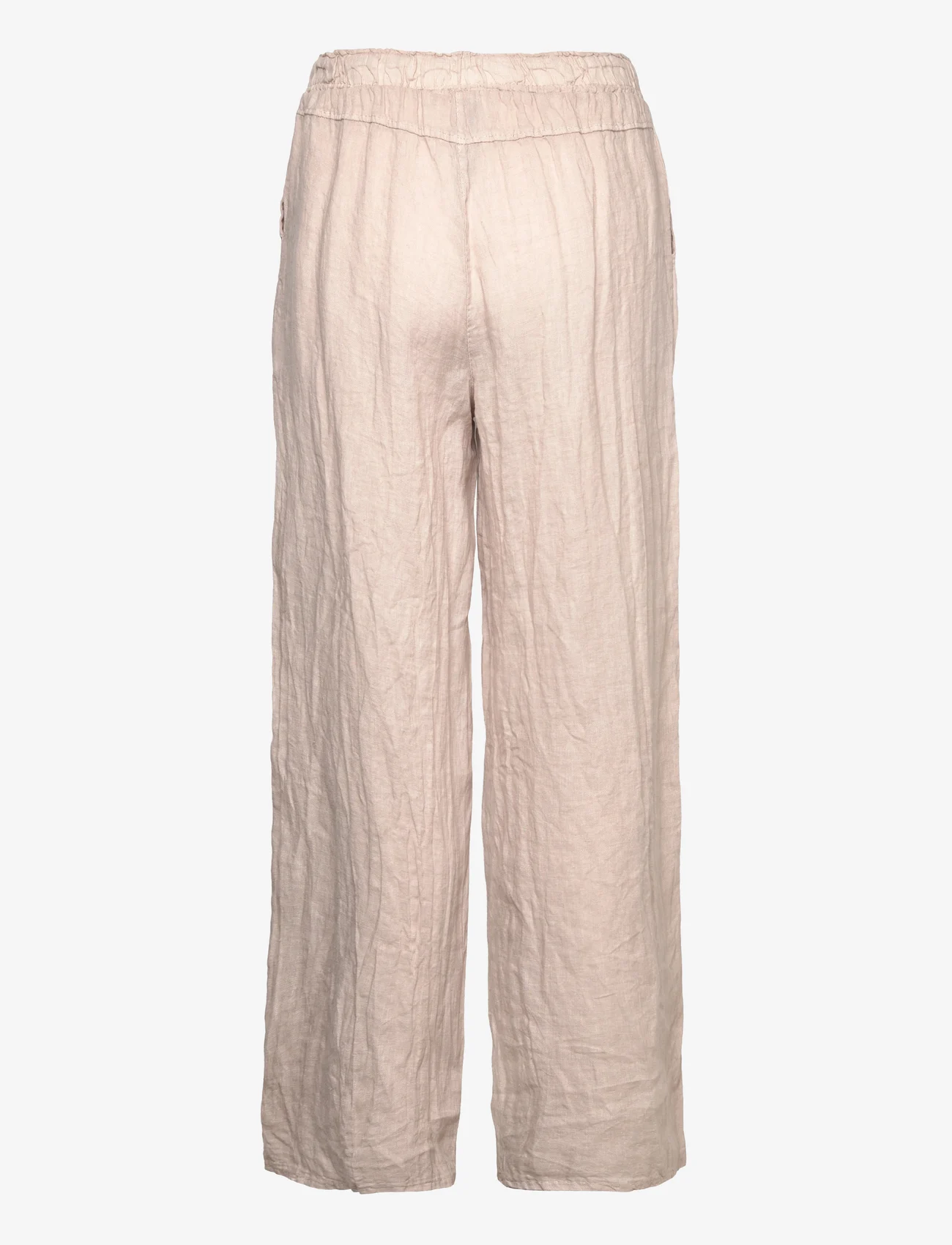 Cream - CRBellis Linen Pant - linen trousers - crispy sand - 1