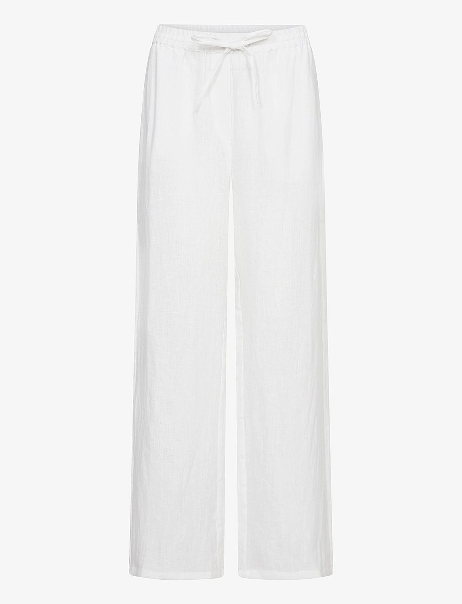 Cream - CRBellis Linen Pant - snow white - 1
