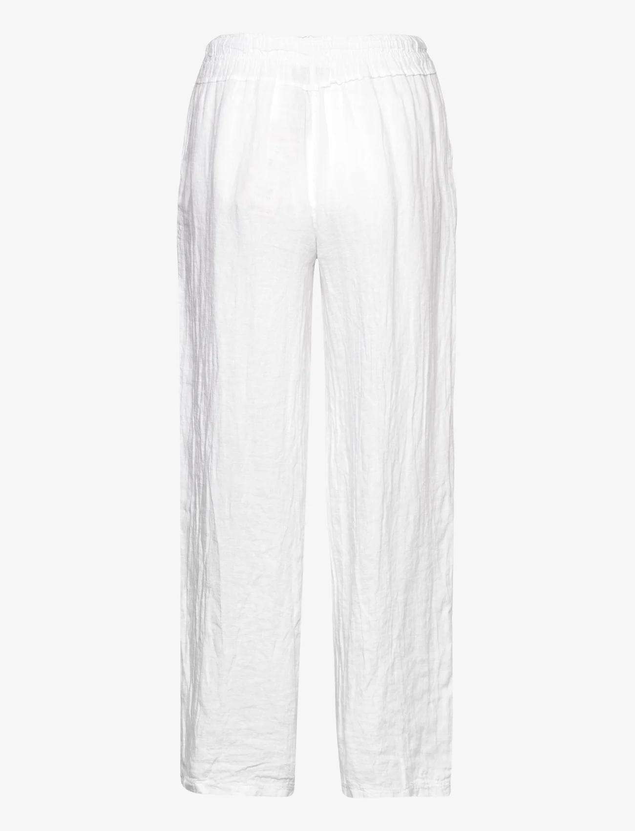 Cream - CRBellis Linen Pant - linen trousers - snow white - 1
