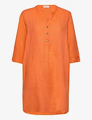 Cream - CRBellis Caftan Short Dress - Molli - tunics - exotic orange - 0