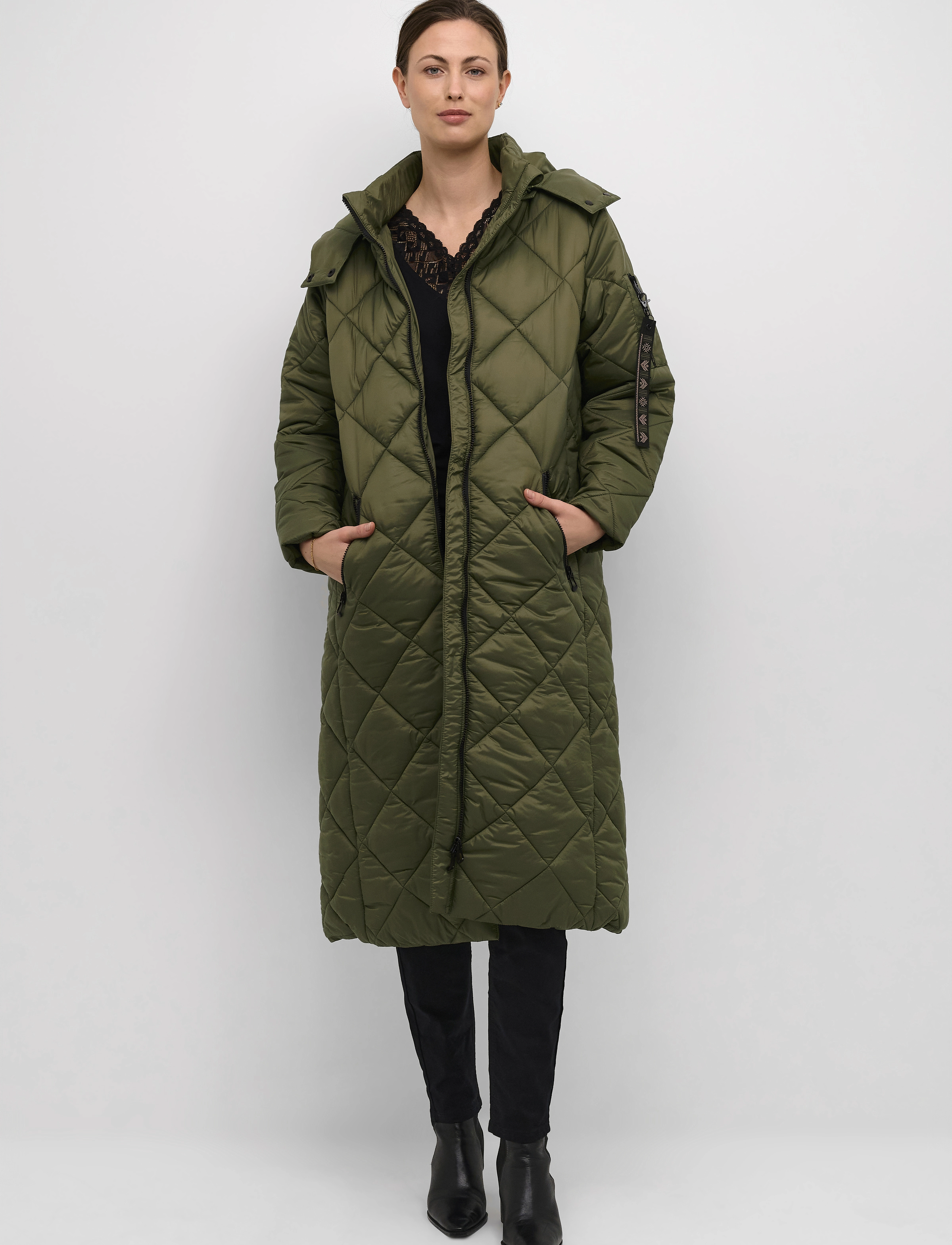 Cream - CRGaiagro Long Jacket - sea turtle - 3