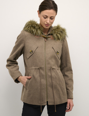 Cream - CRFranka Jacket - winter jackets - brown lentil - 2