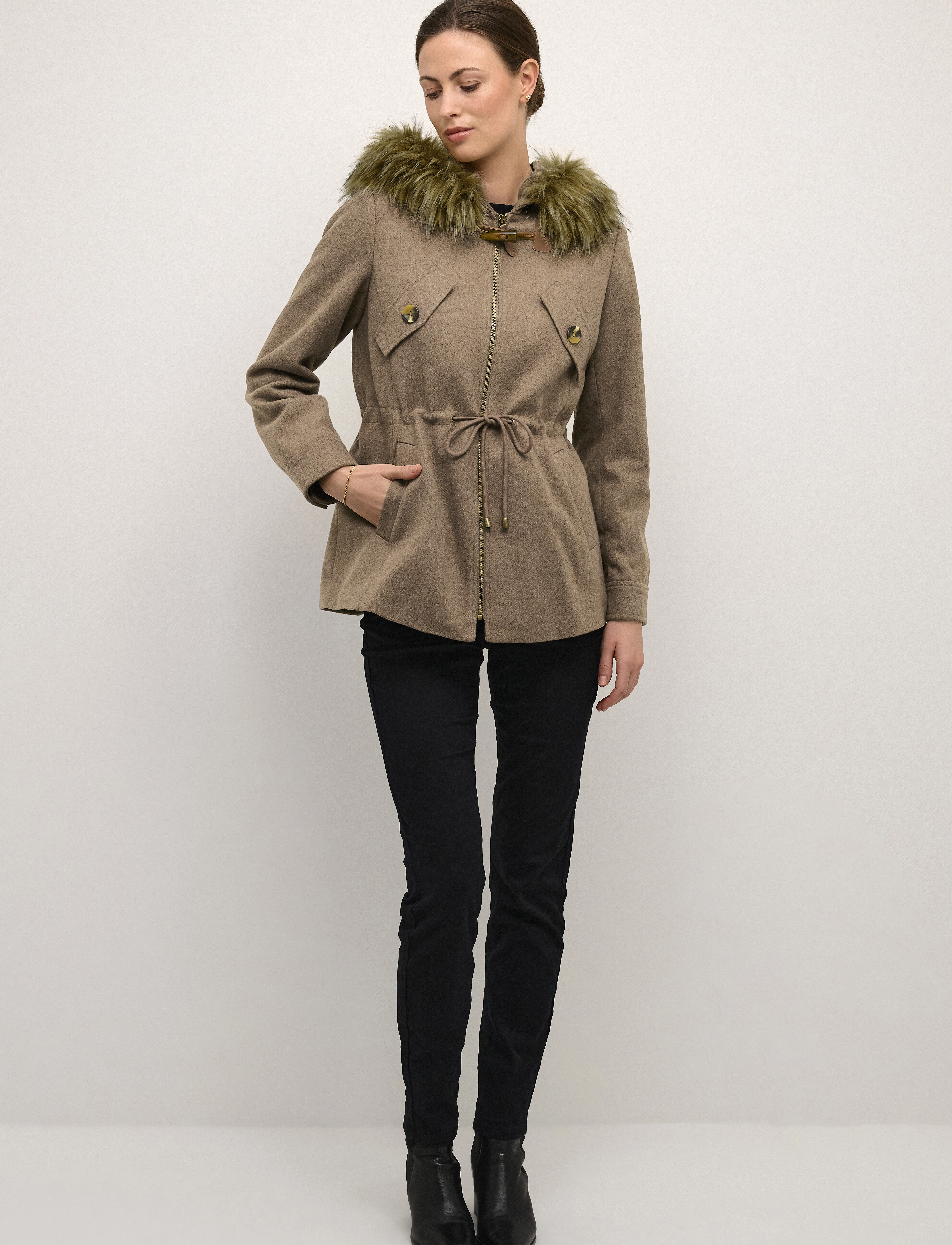 Cream - CRFranka Jacket - brown lentil - 3