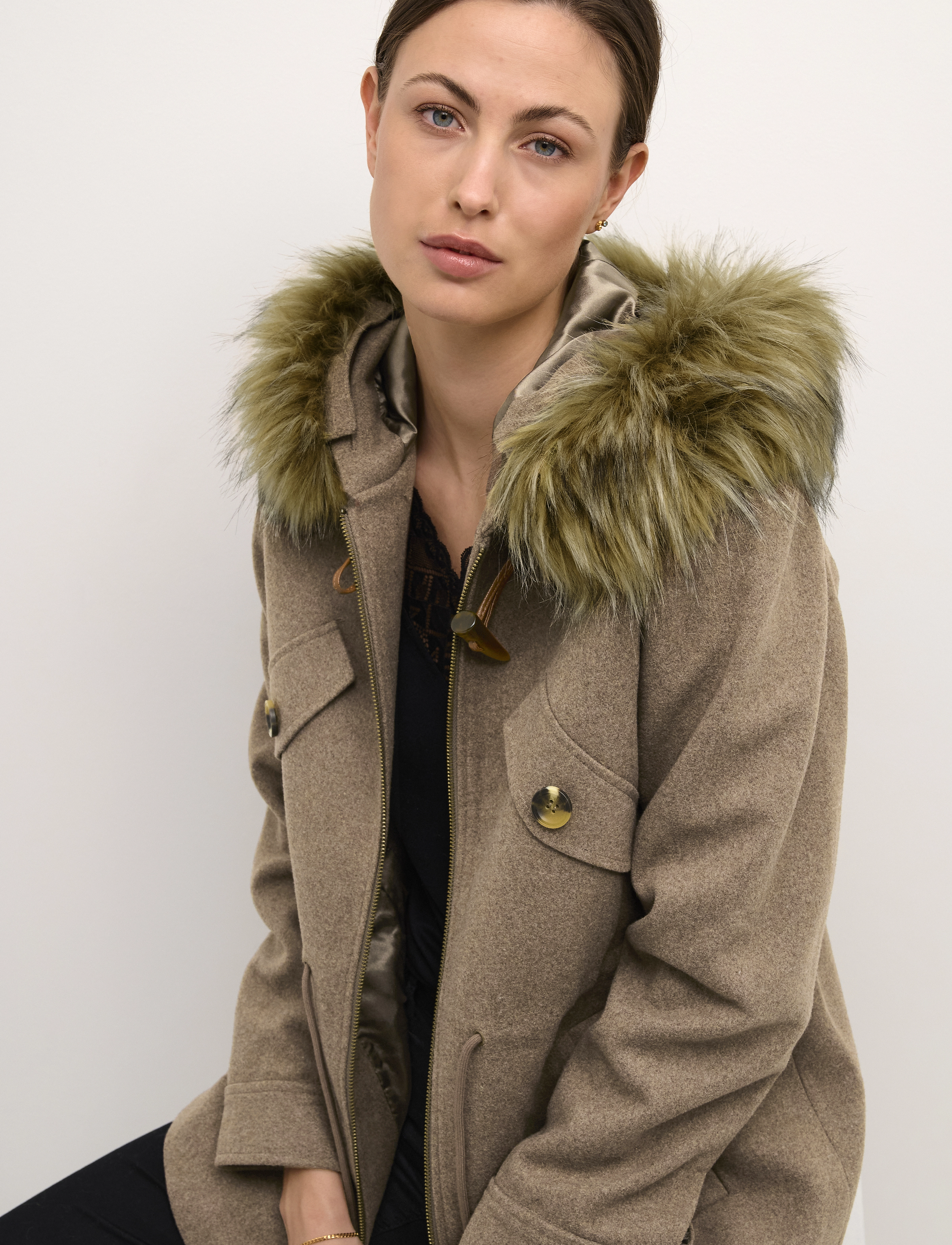 Cream - CRFranka Jacket - brown lentil - 5
