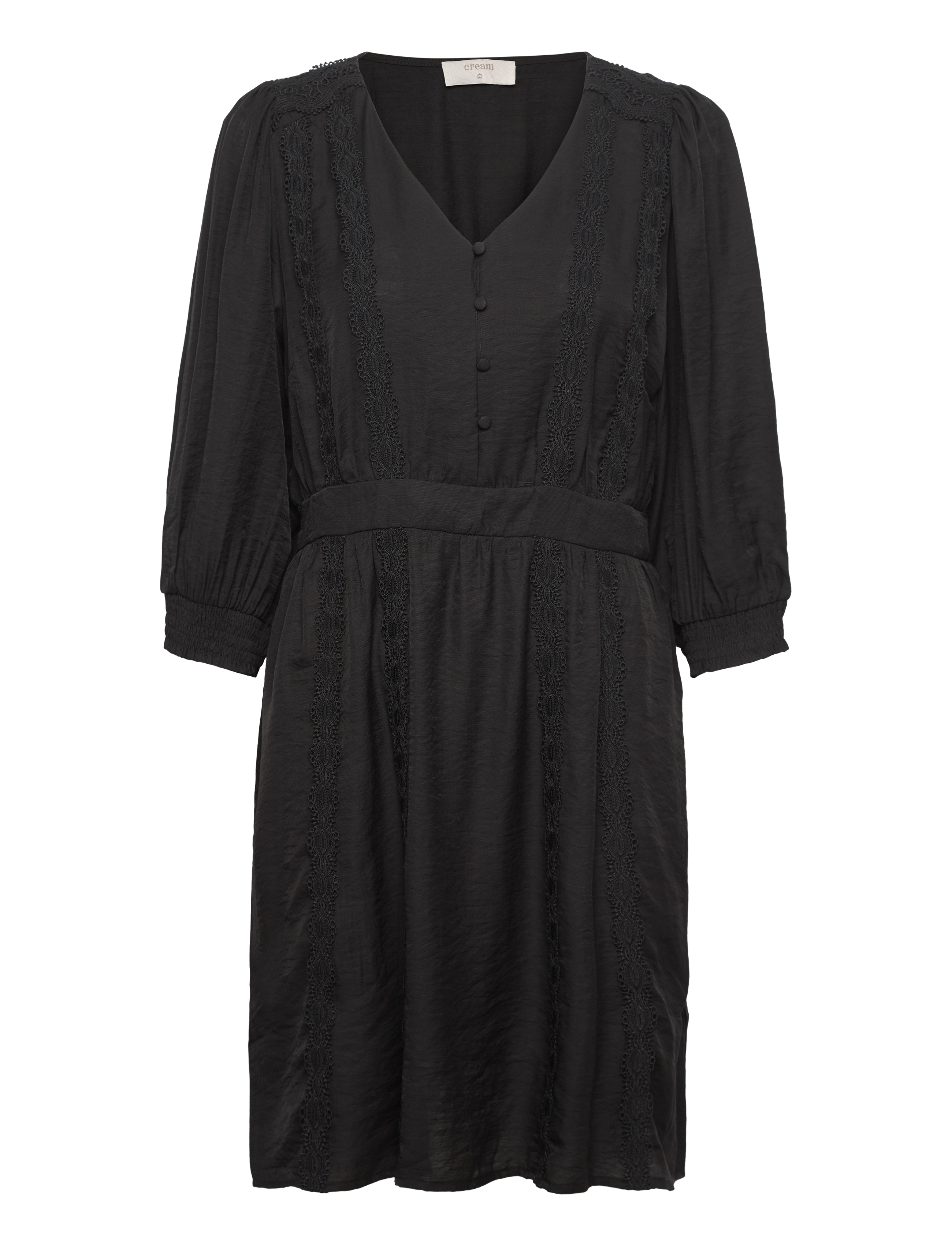 Cream CRLimma Short Dress - Zally Fit - Kleidid - PITCH BLACK / black