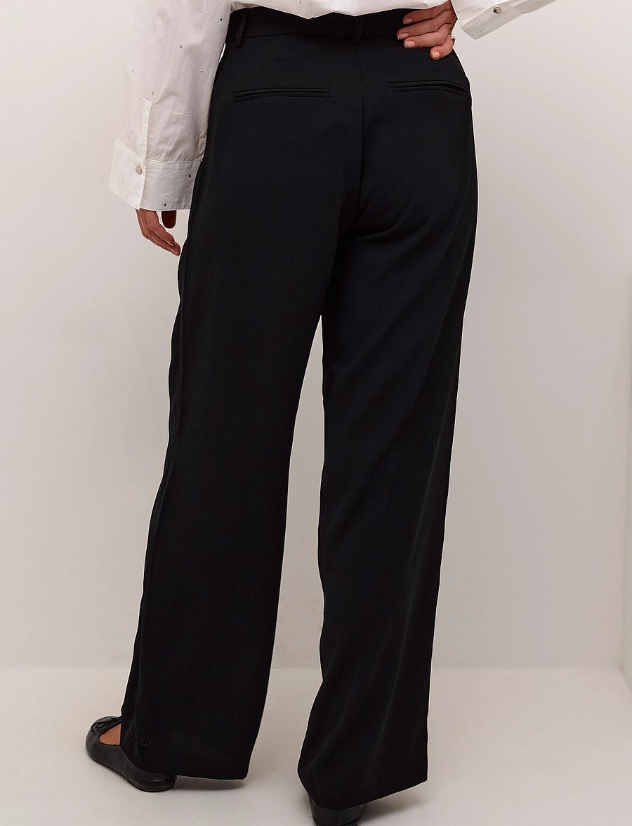 Cream - CRCocamia Pant - kostymbyxor - pitch black - 4