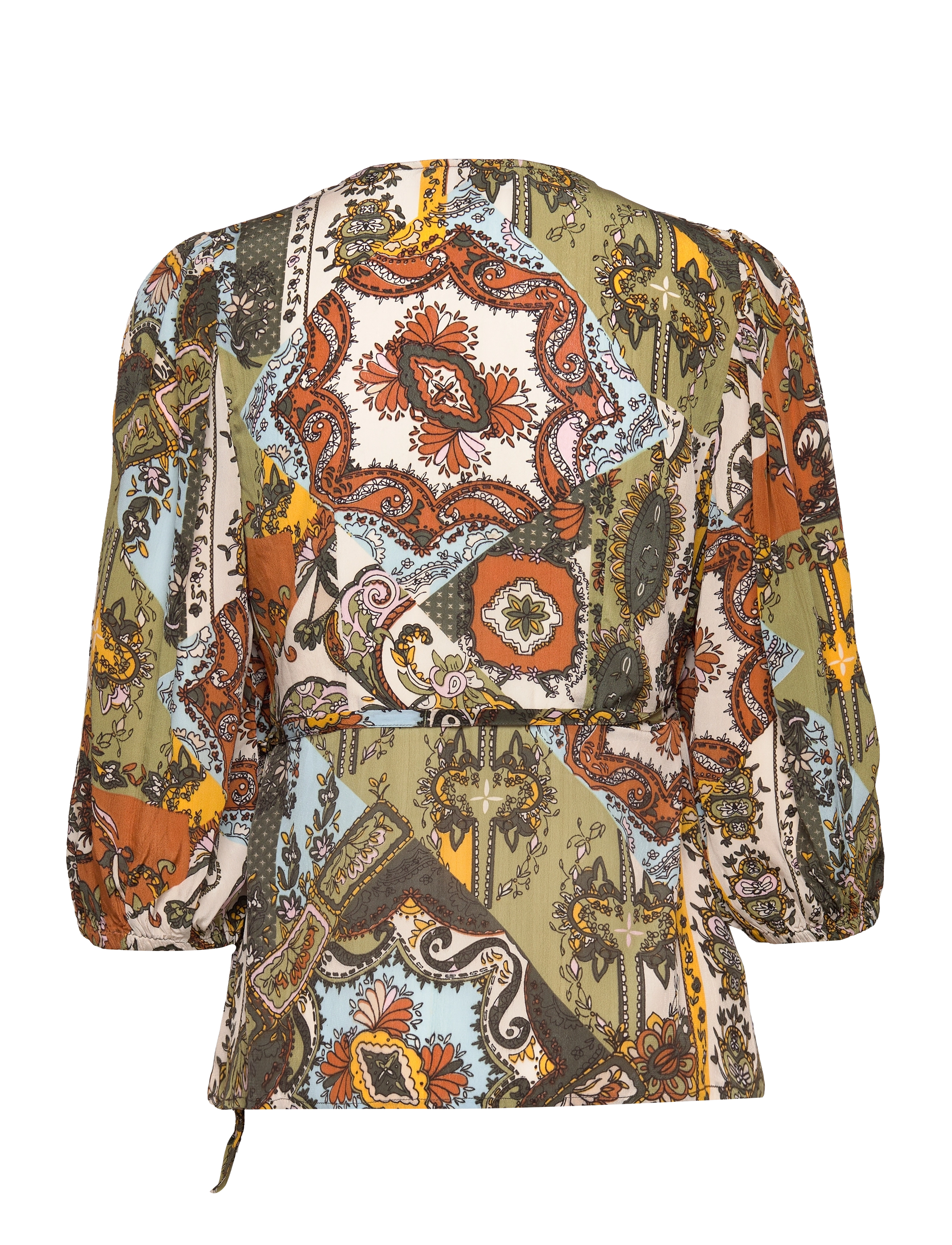 Cream - CRMelody Blouse - langärmlige blusen - sea turtle patchwork paisly - 2