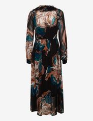Cream - CRJasmina Dress - Zally Fit - maxikleider - aqural print black - 2