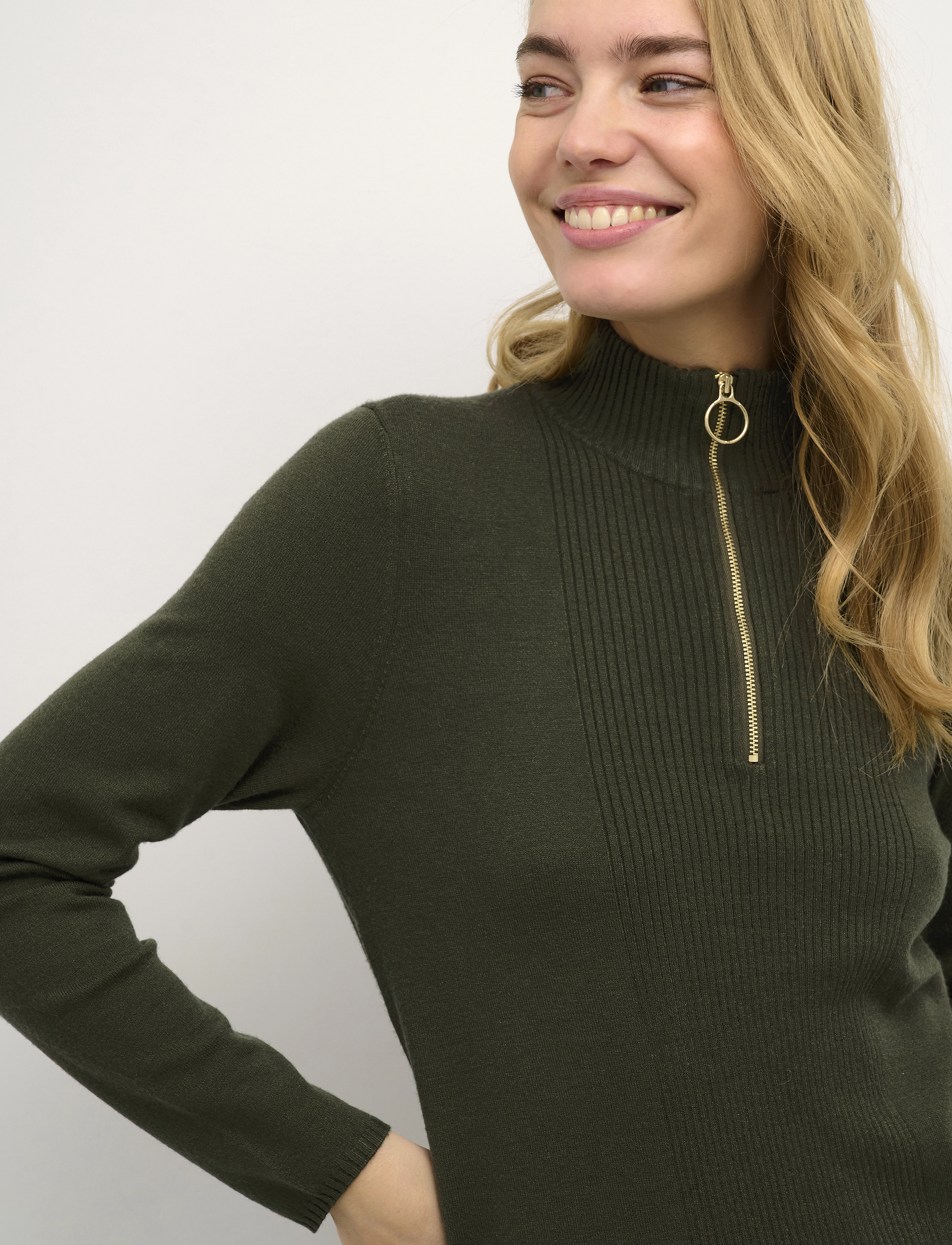 Cream - CRDela Knit Dress - Mollie fit - deep depths - 5