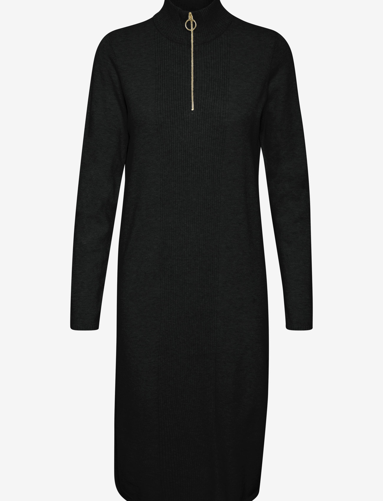 Cream - CRDela Knit Dress - Mollie fit - adītas kleitas - pitch black - 0