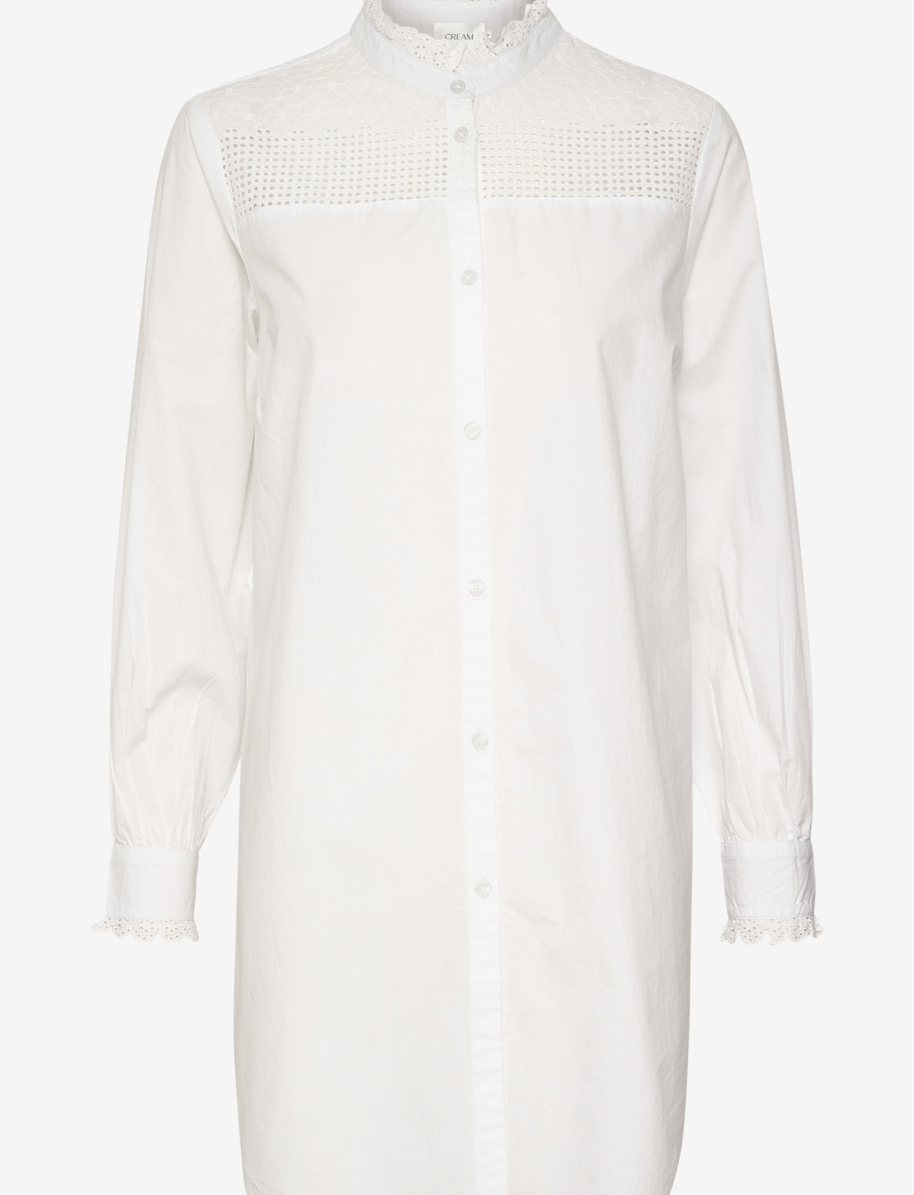 Cream - CRViban Shirt - langärmlige hemden - snow white - 0