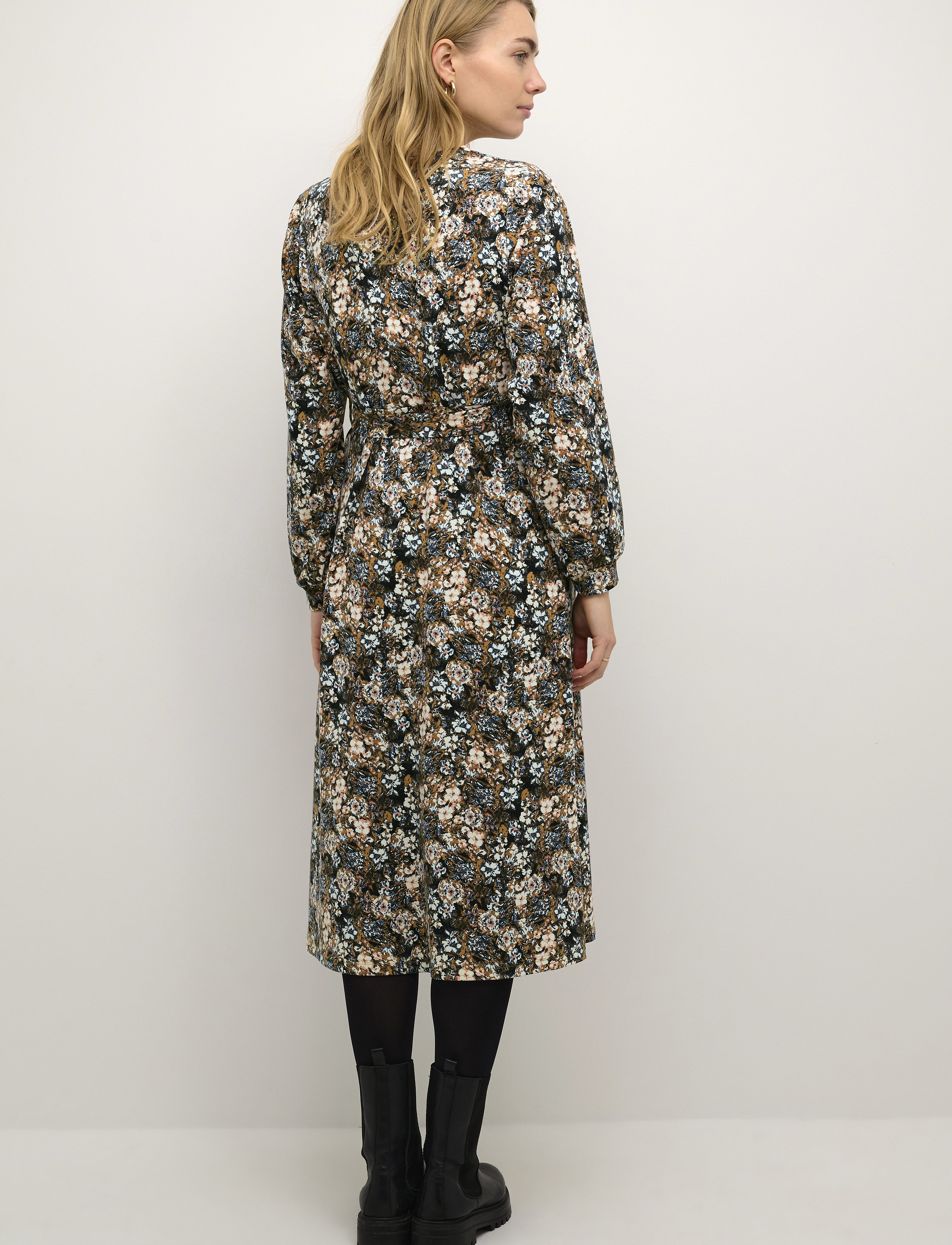 Cream - CRAnett Midi Dress - Zally fit - wickelkleider - pecan brown floral - 4