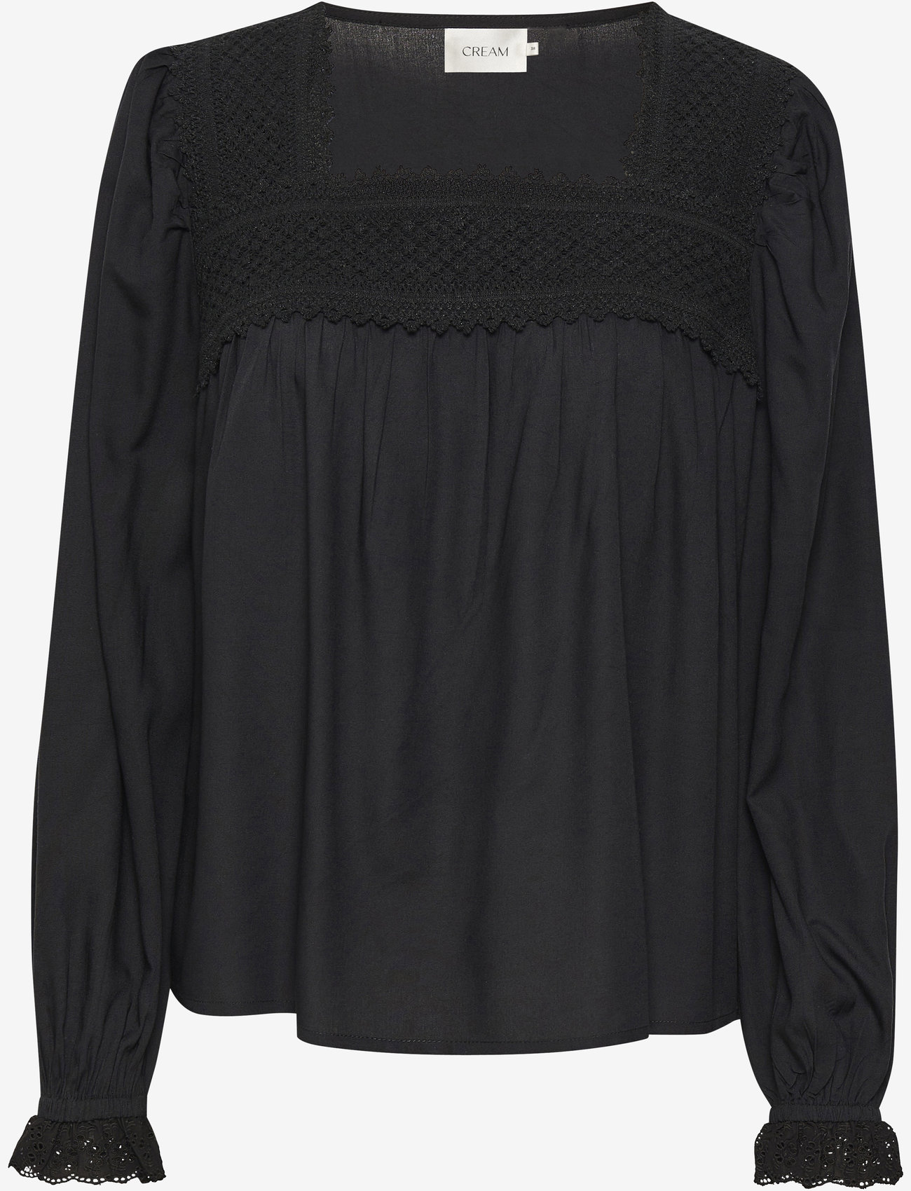 Cream - CRMilla Blouse - langærmede bluser - pitch black - 1