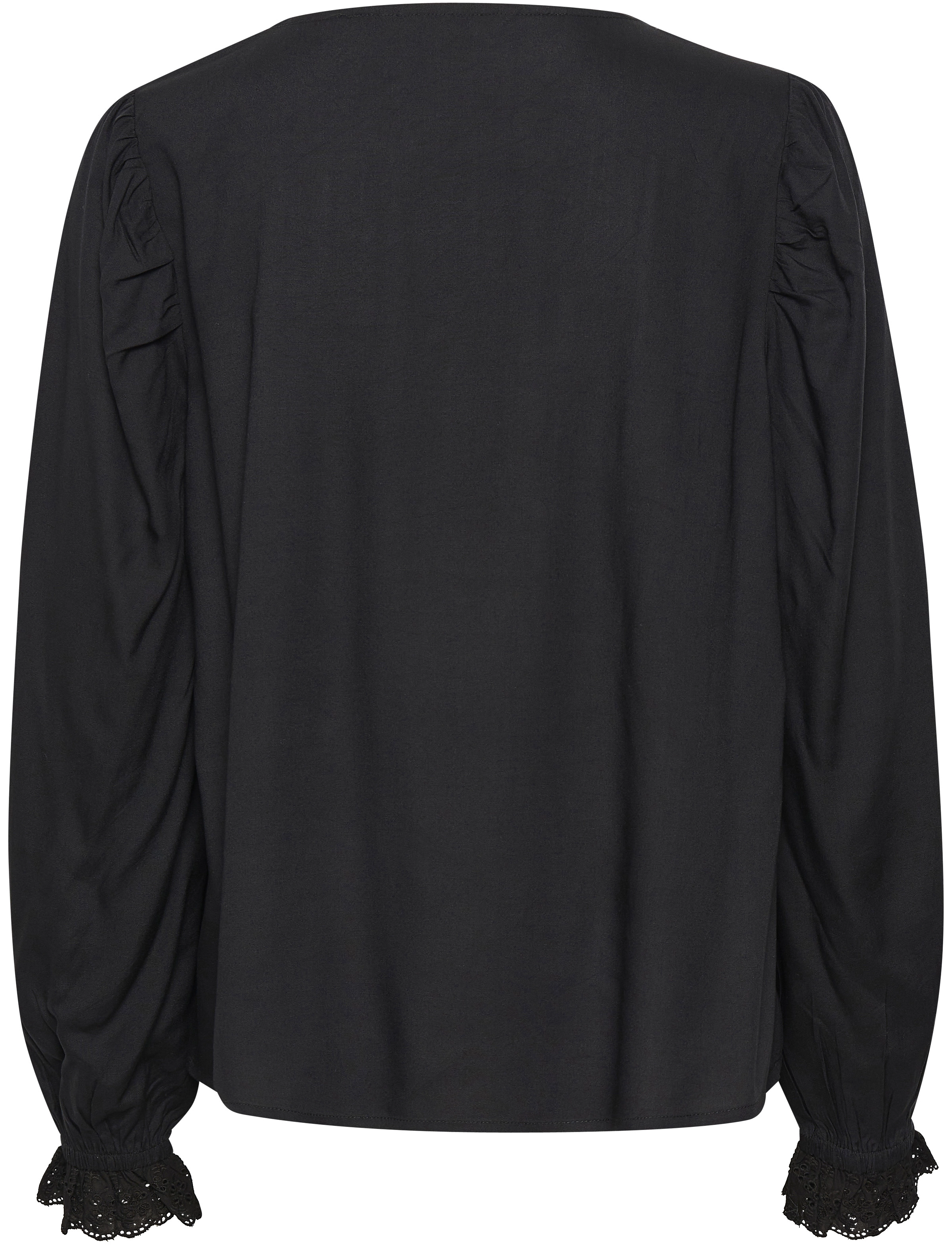 Cream - CRMilla Blouse - langärmlige blusen - pitch black - 2