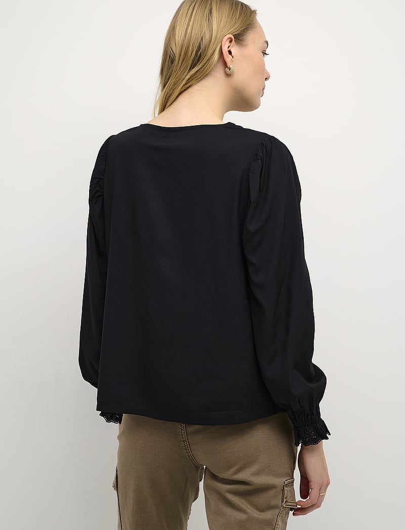Cream - CRMilla Blouse - langærmede bluser - pitch black - 4
