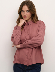 Cream - CRNola Long Sleeve Shirt - long-sleeved blouses - canyon rose - 2