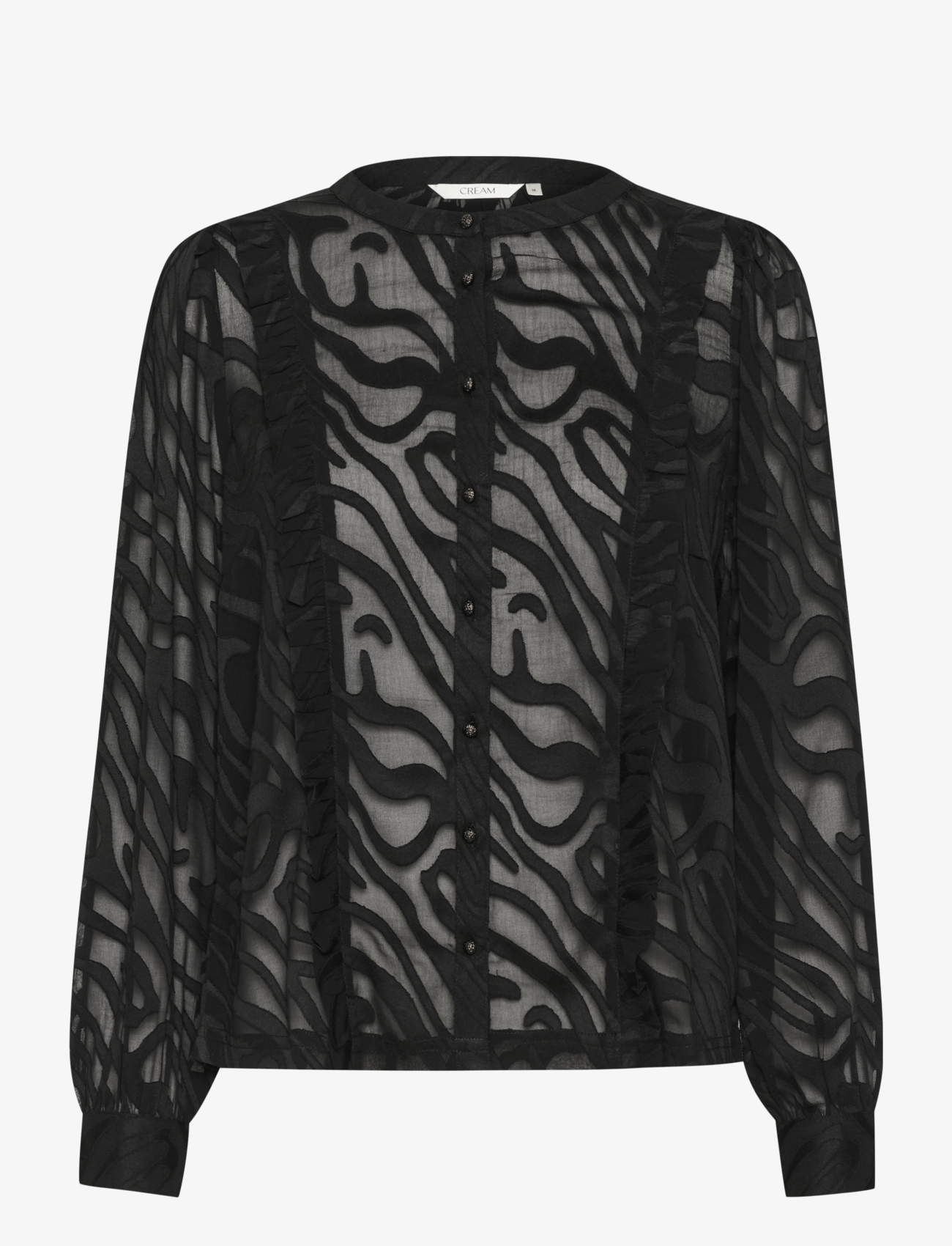 Cream CRYana Shirt - Bluser & Skjorter - PITCH BLACK ANIMAL / black