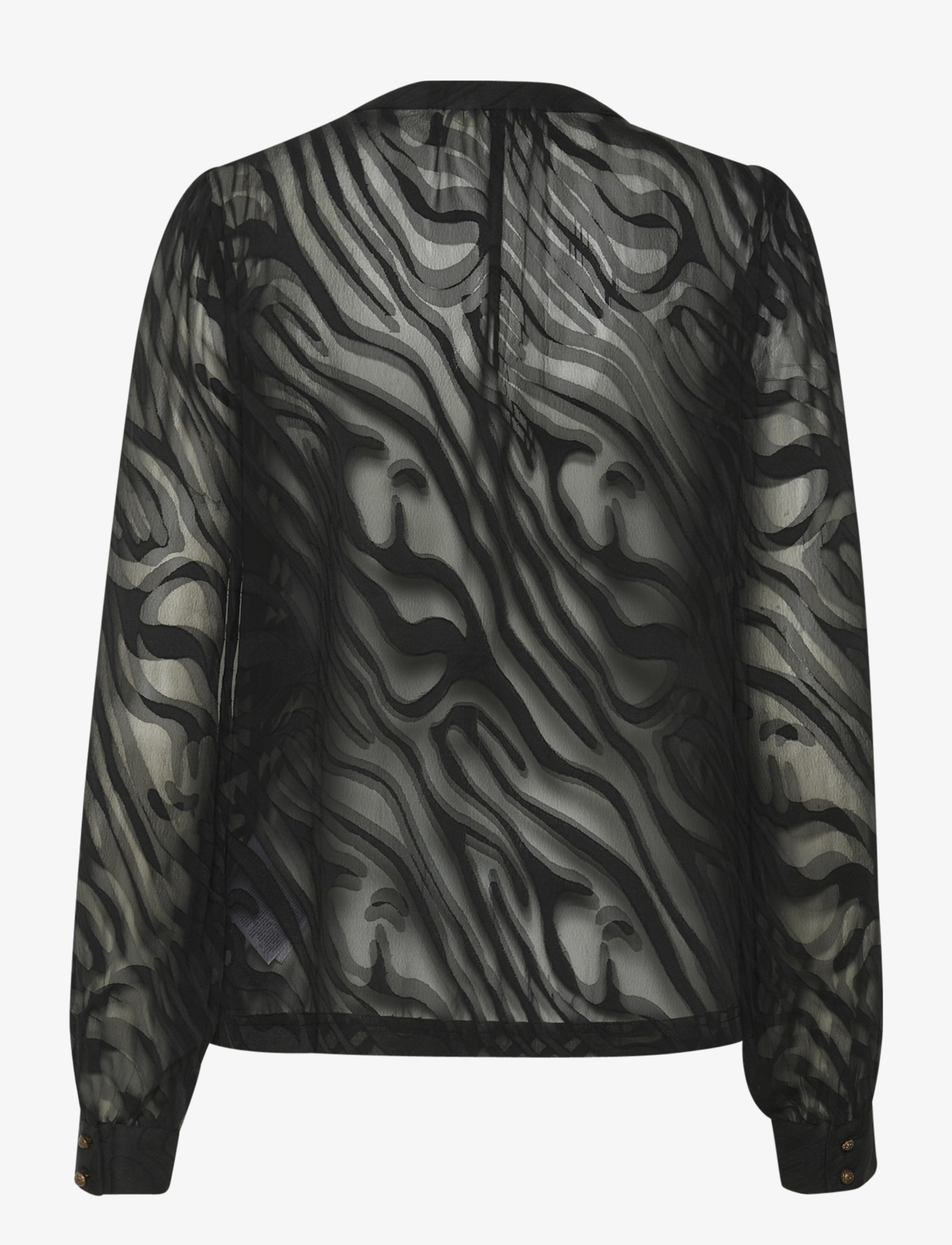 Cream - CRYana Shirt - pikkade varrukatega pluusid - pitch black animal - 2