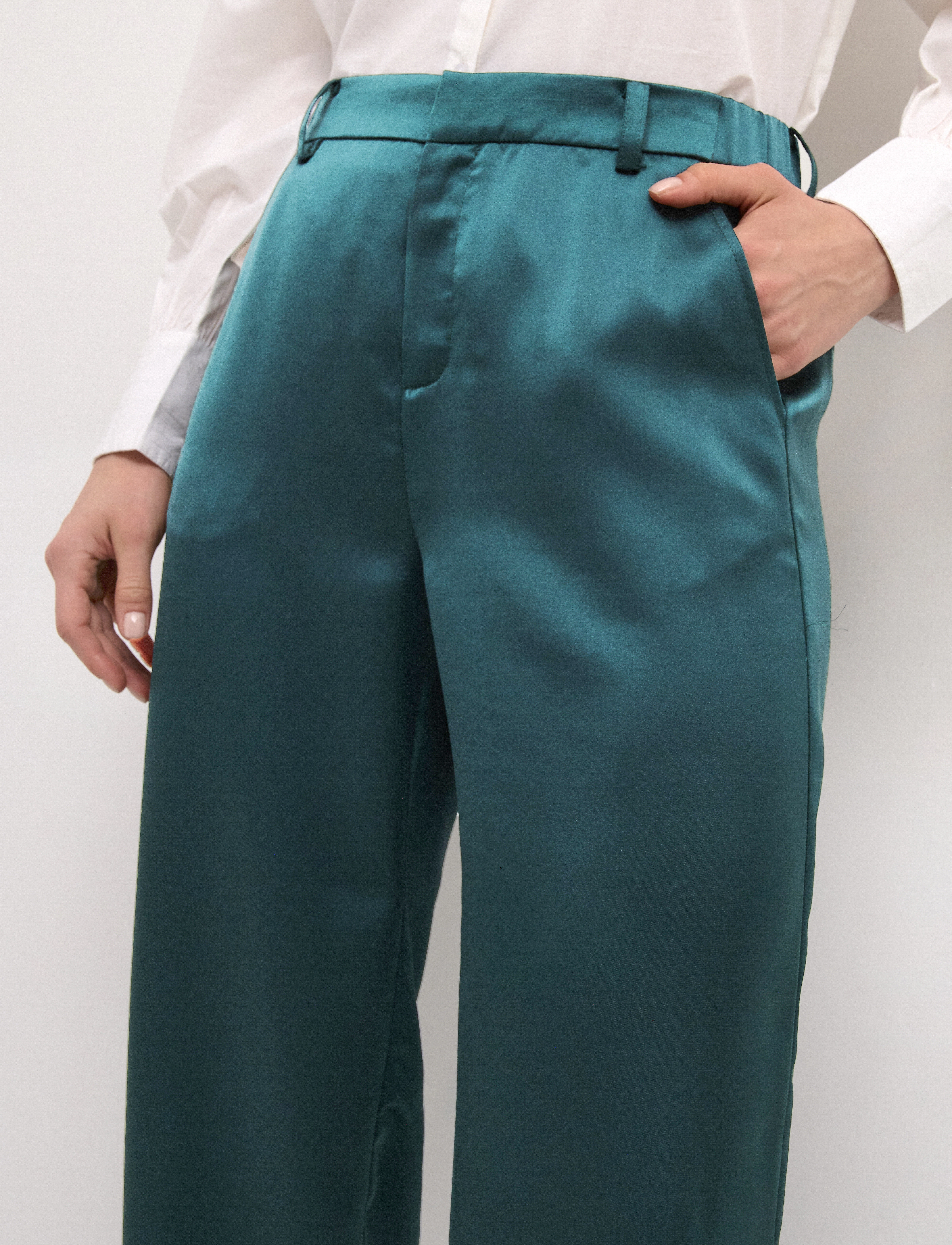 Cream - CRCocamia Sateen Pant - pidulikud püksid - ponderosa pine - 5