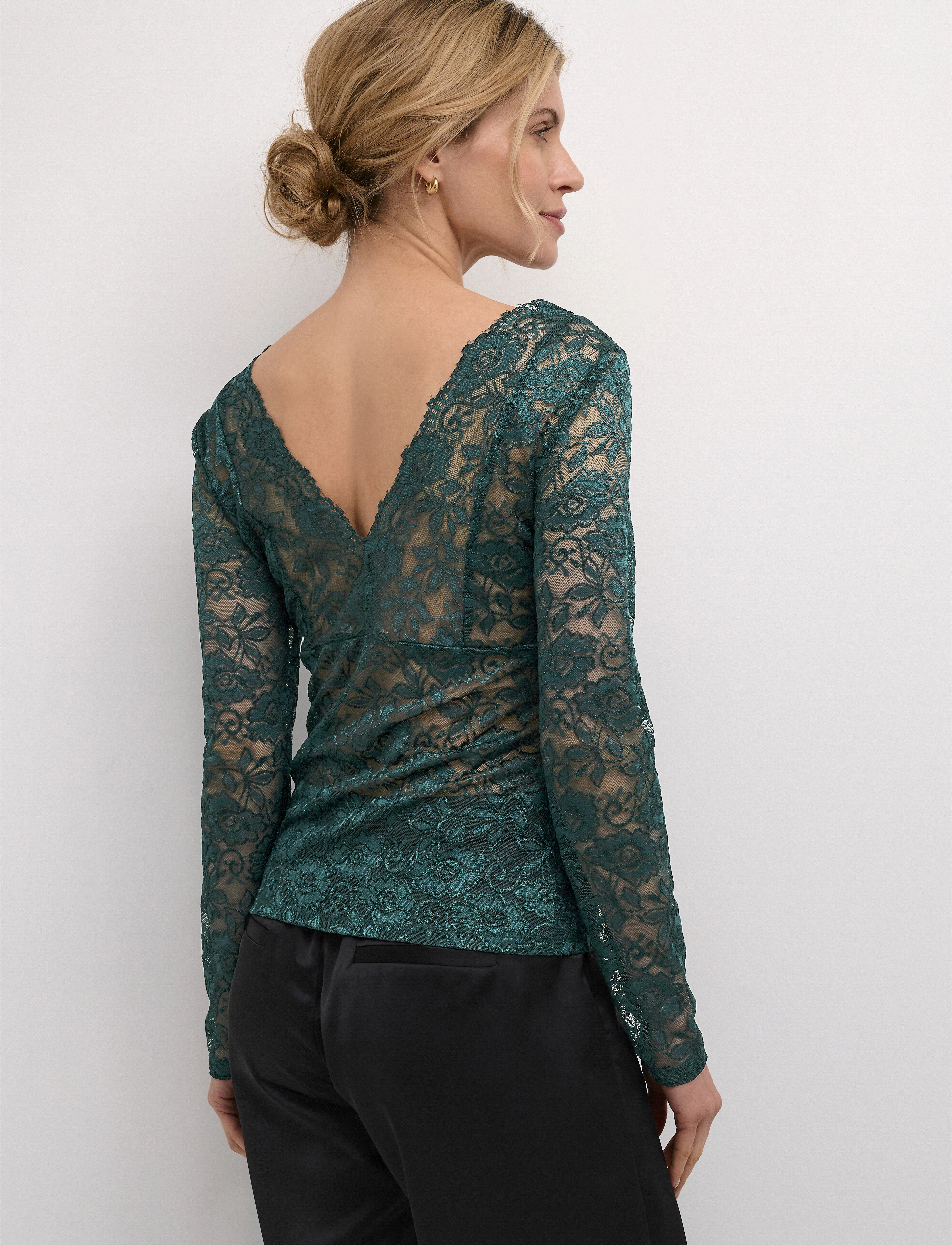 Cream - CRGlaze Blouse w. Lining - langærmede bluser - ponderosa pine - 4