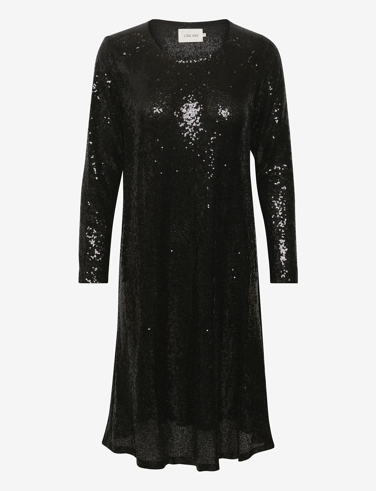 Cream - CRCaska Sequins Dress - Shift Fit - festtøj til outletpriser - pitch black - 1