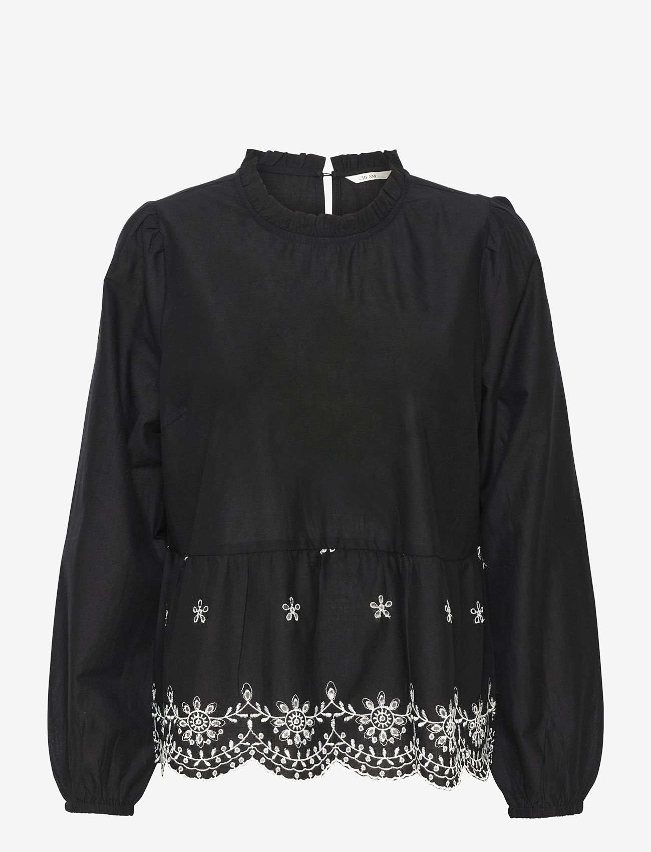 Cream - CRAnnea Blouse - langärmlige blusen - pitch black - 0