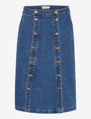 Cream - CRTin Denim Skirt - denimnederdele - dallas medium blue denim - 0