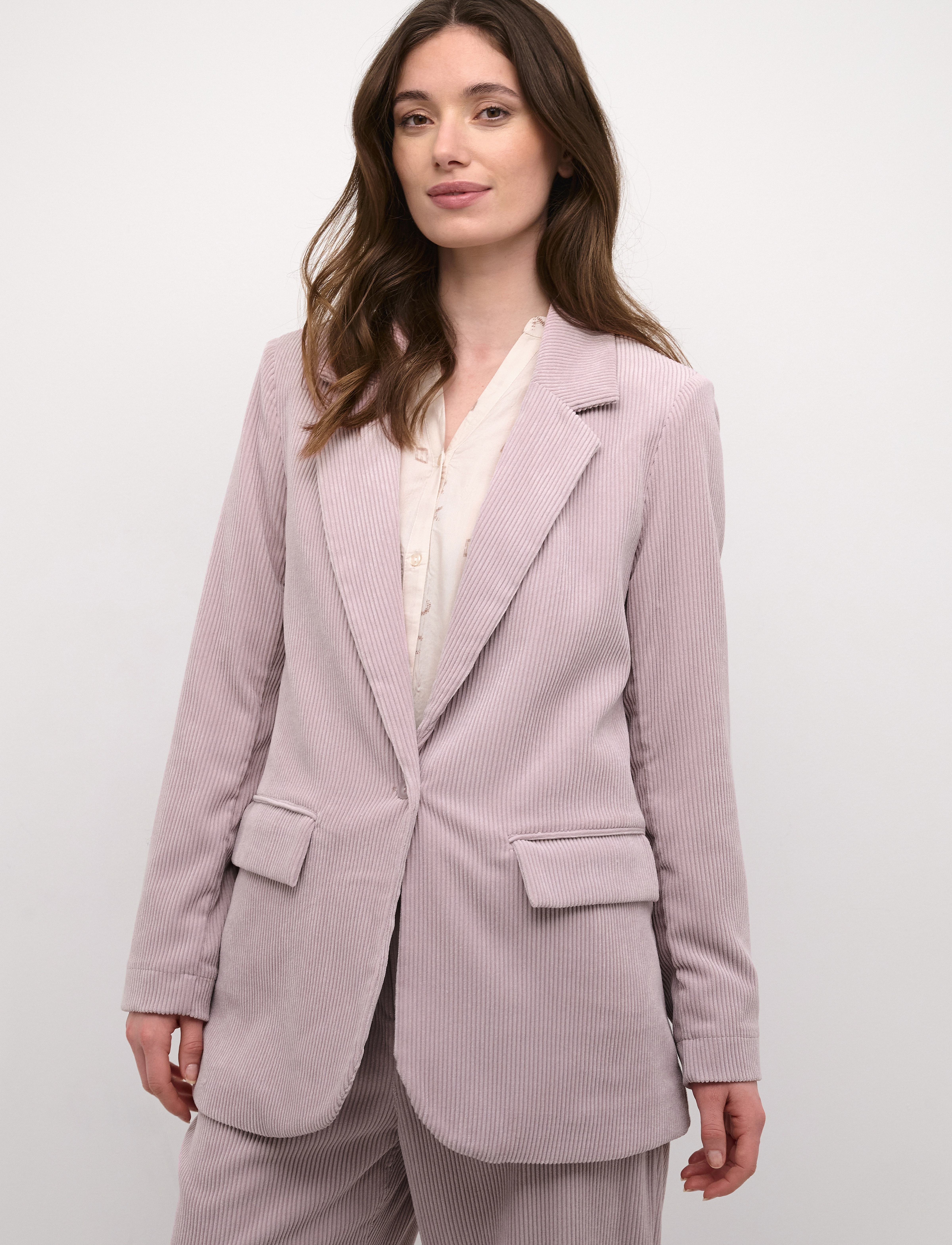 Cream - CRCory Long Sleeve Blazer - vakarėlių drabužiai išparduotuvių kainomis - dawn pink - 0