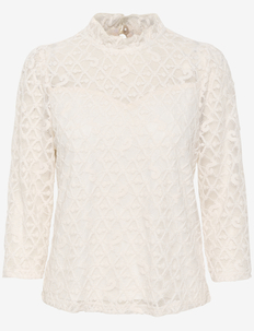 CRGila Lace Blouse With Lining, Cream